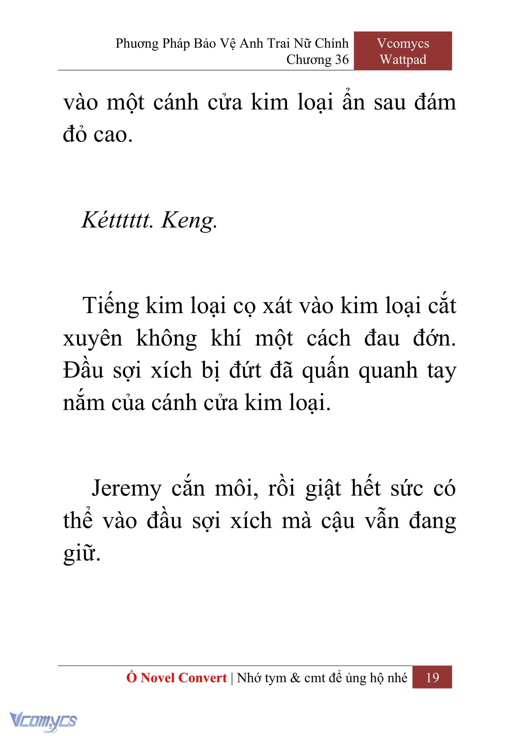 [Novel] Phương Pháp Bảo Vệ Anh Trai Nữ Chính Chap 36 - Trang 2