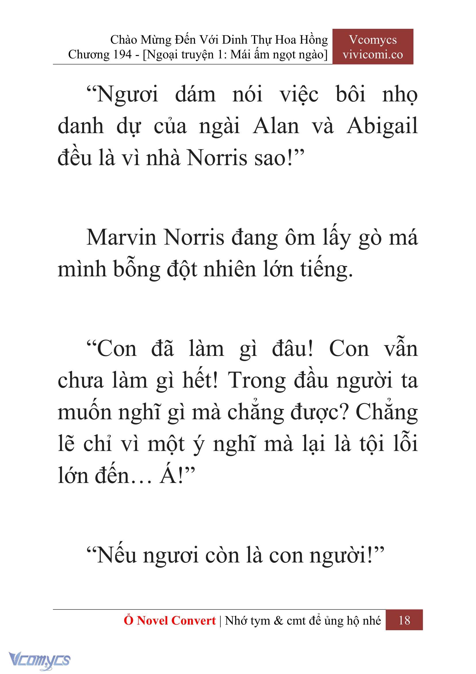 [Novel] Chào Mừng Đến Với Dinh Thự Hoa Hồng Chap 194 - Trang 2