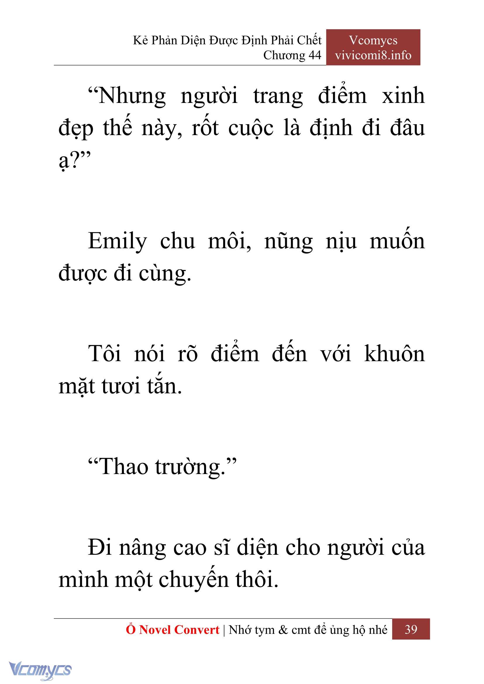 [Novel] Kẻ Phản Diện Được Định Phải Chết Chap 44 - Next Chap 45