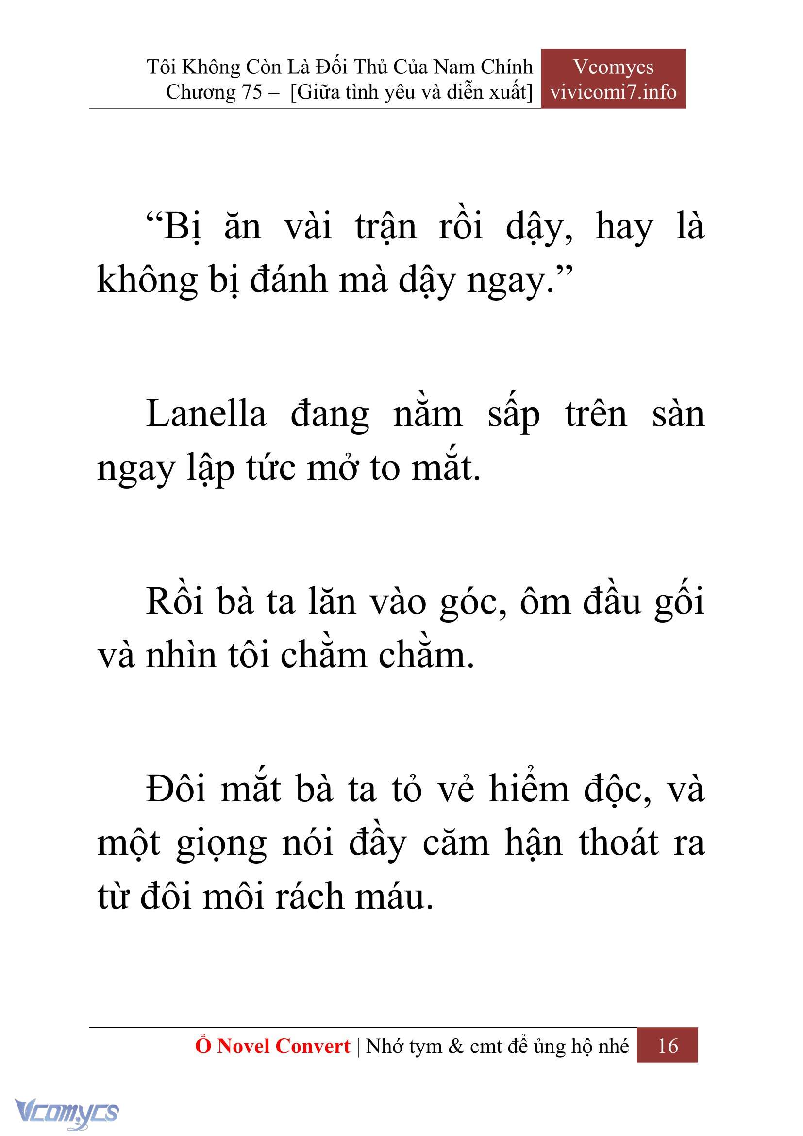 [Novel] Tôi Không Còn Là Đối Thủ Của Nam Chính Chap 75 - Trang 2