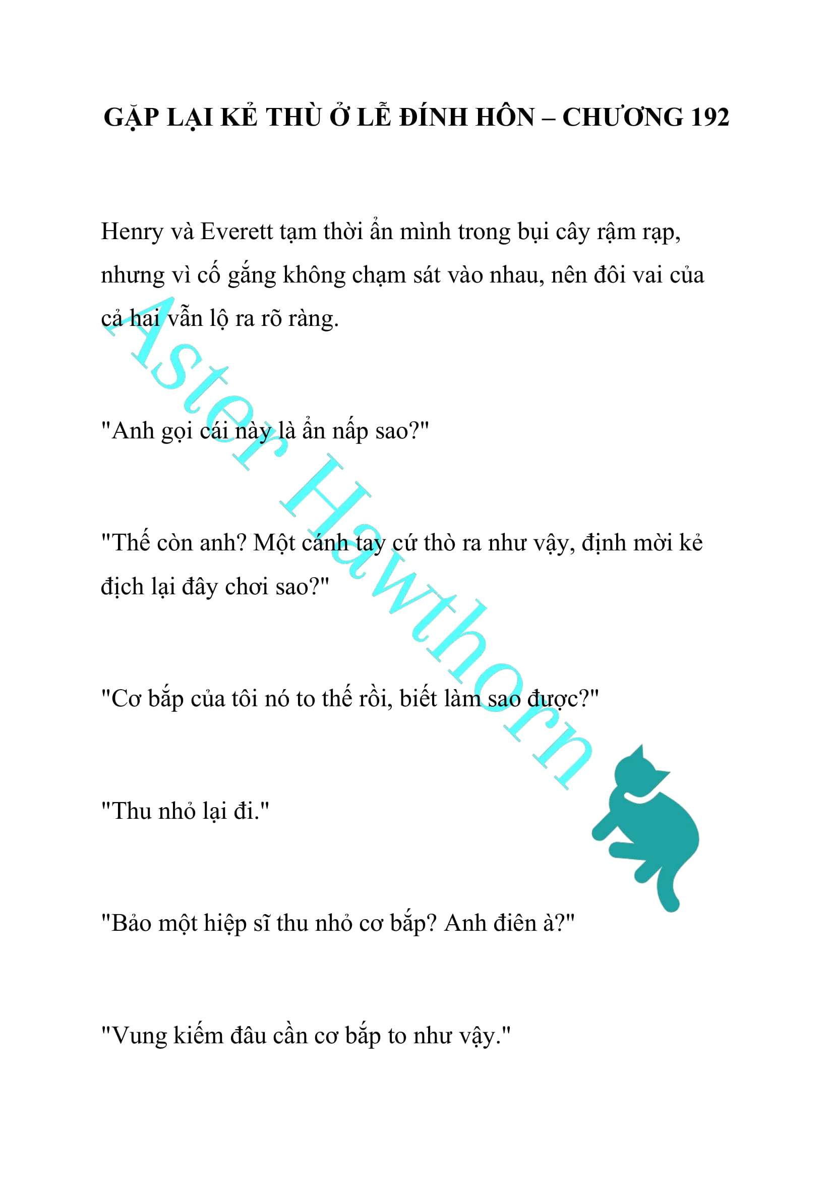 [NOVEL] Gặp Lại Kẻ Thù Ở Lễ Đính Hôn Chap 192 - Trang 2