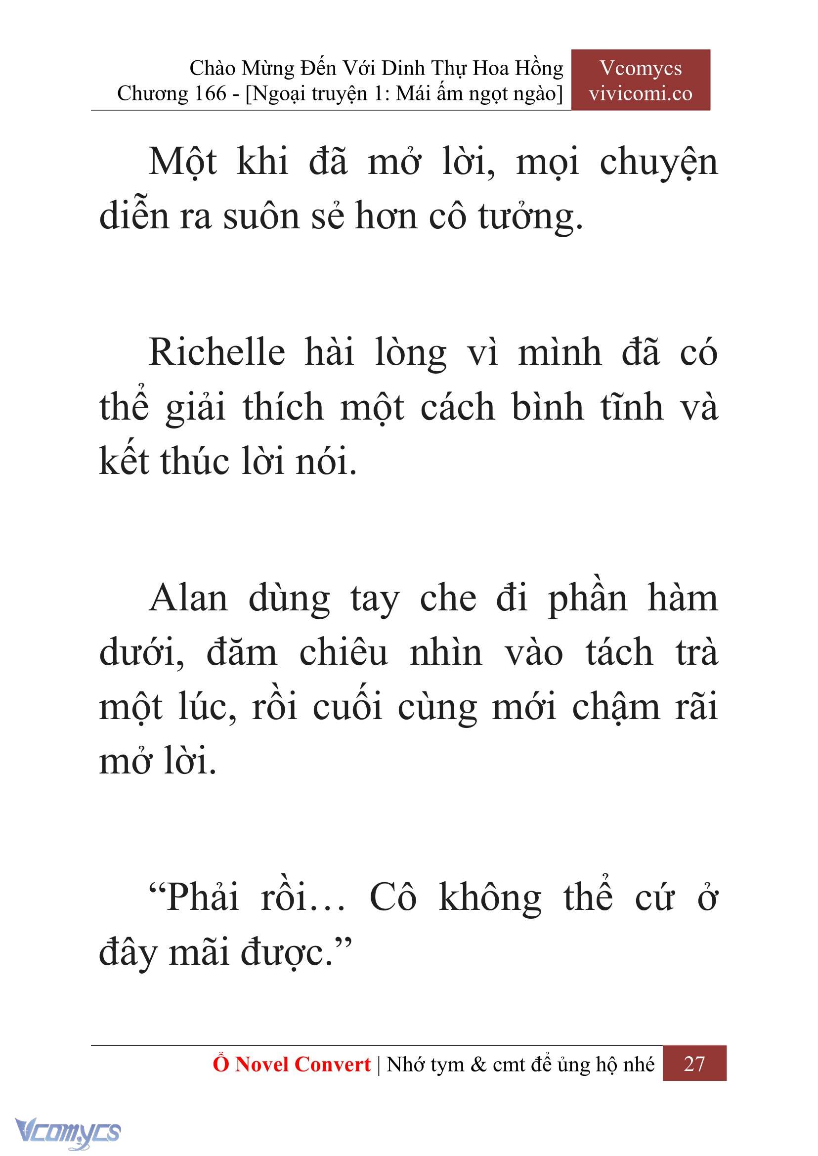 [Novel] Chào Mừng Đến Với Dinh Thự Hoa Hồng Chap 166 - Trang 2