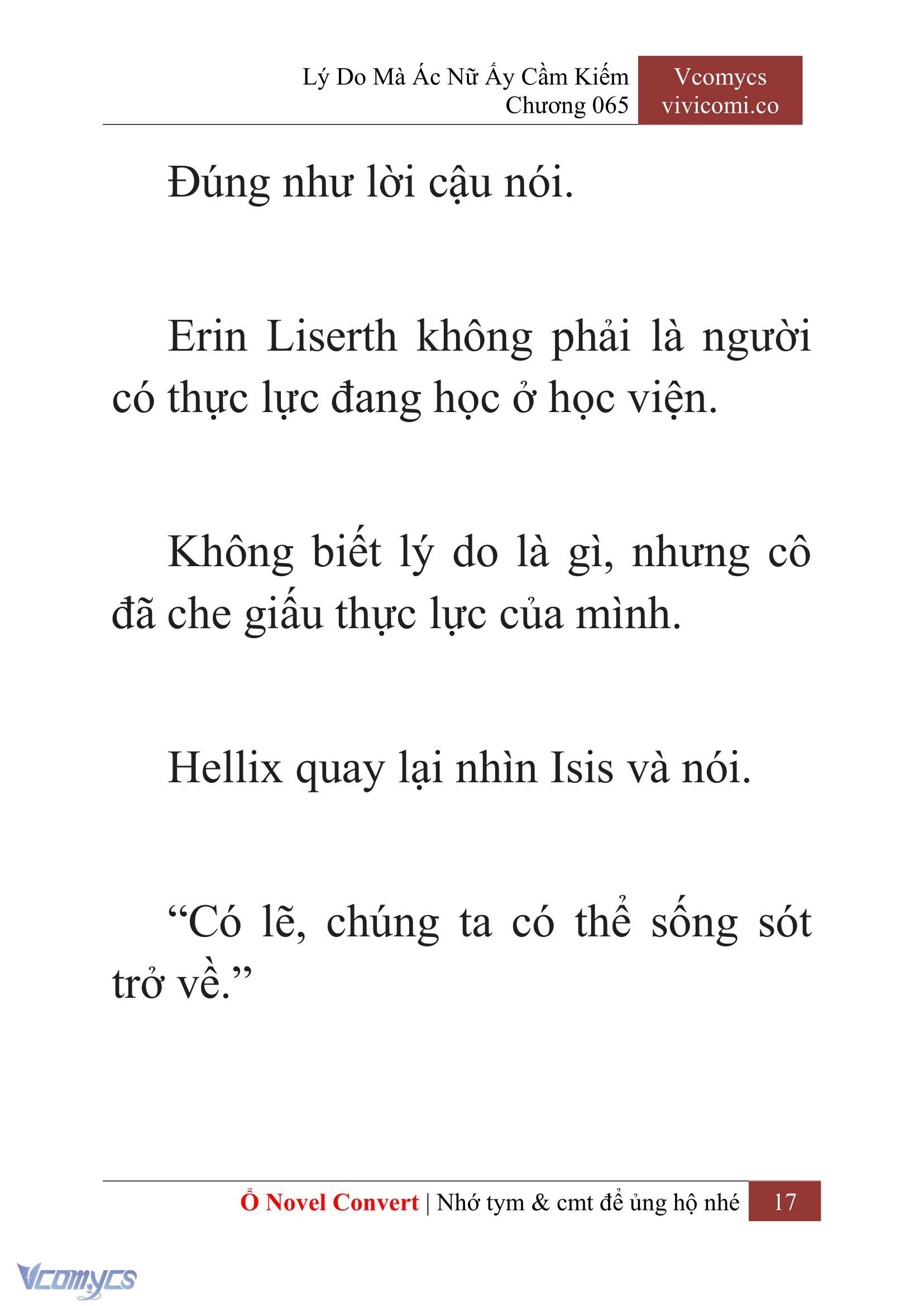 [Novel] Lý Do Mà Ác Nữ Ấy Cầm Kiếm Chap 65 - Trang 2