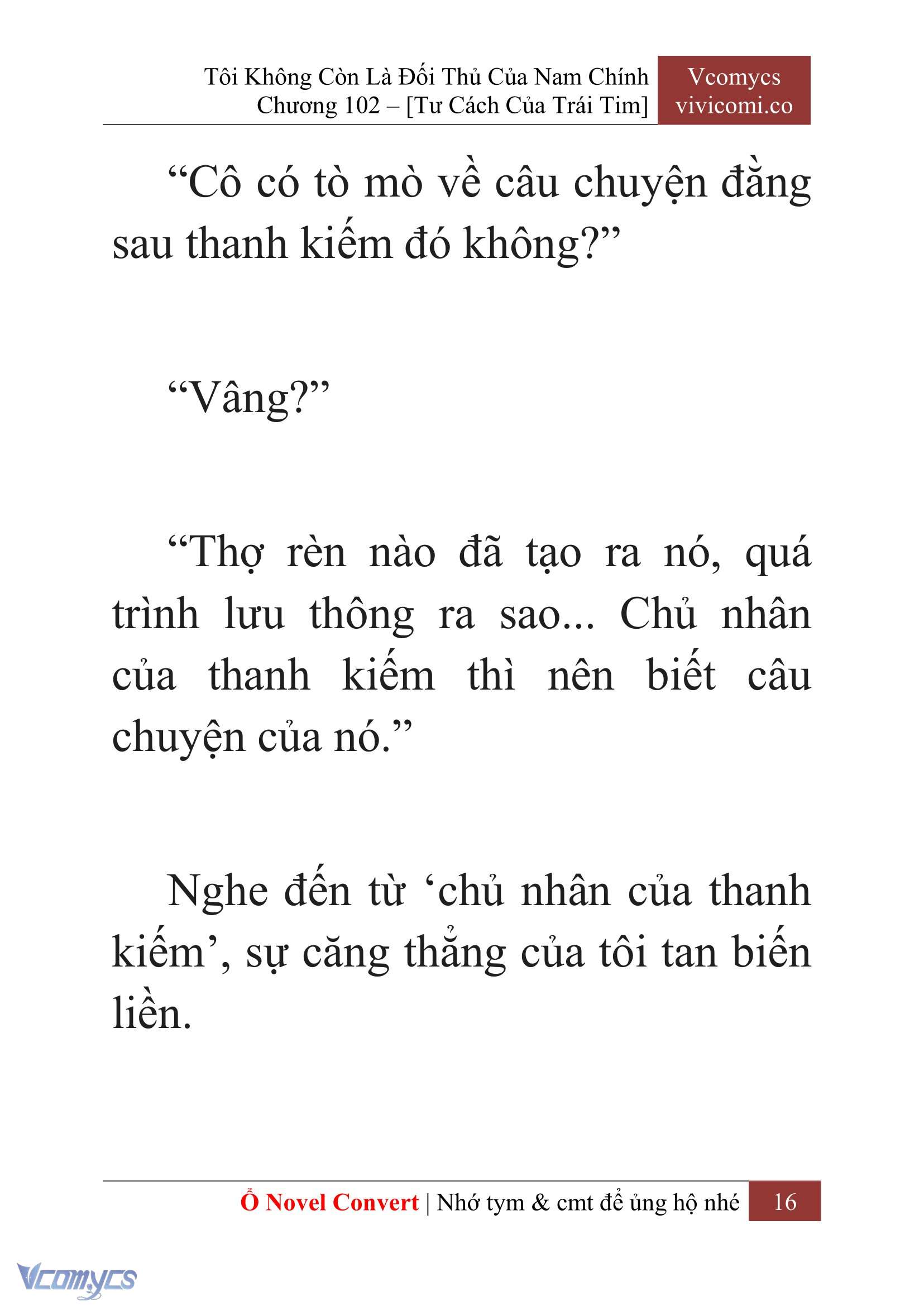 [Novel] Tôi Không Còn Là Đối Thủ Của Nam Chính Chap 102 - Trang 2