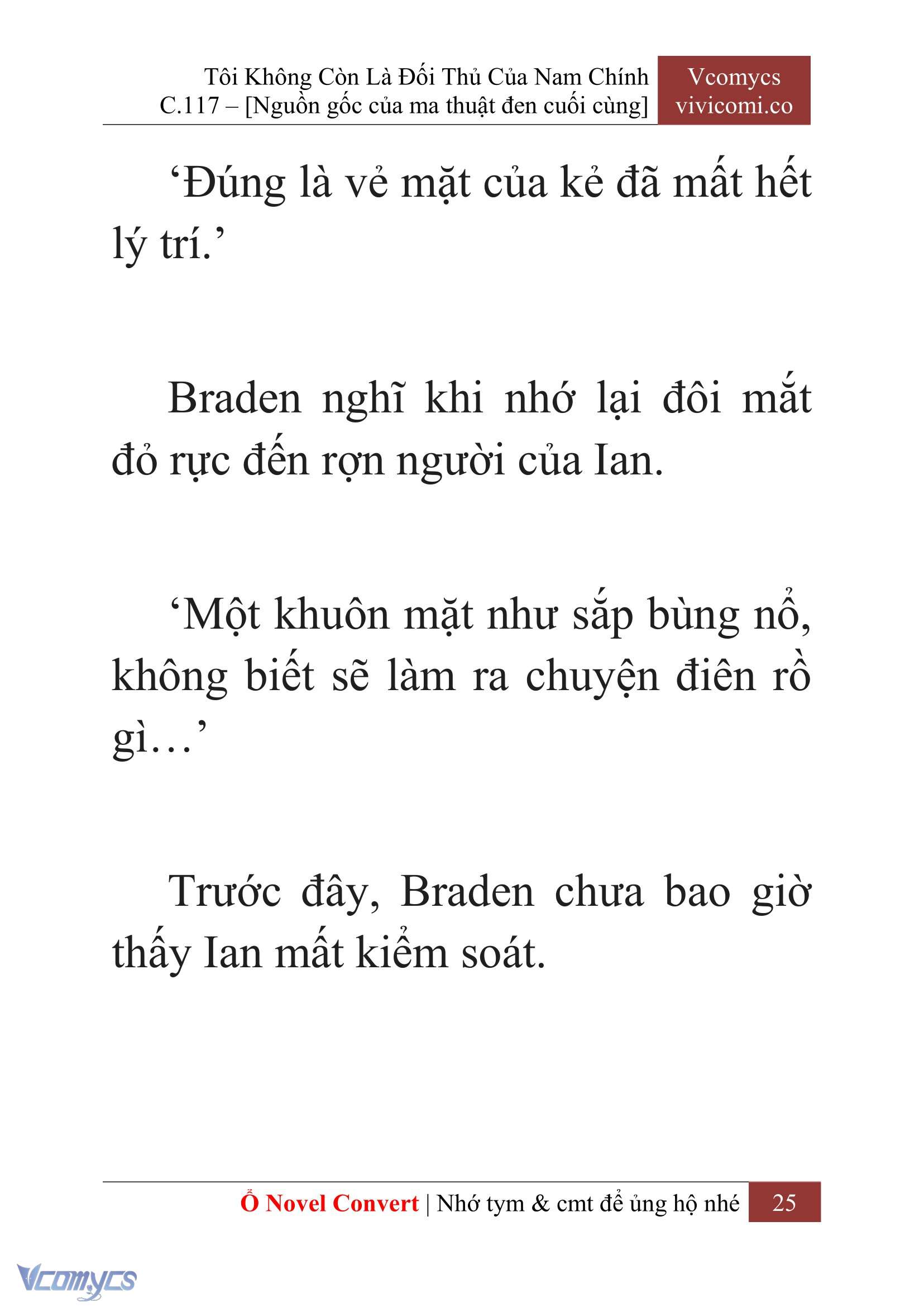 [Novel] Tôi Không Còn Là Đối Thủ Của Nam Chính Chap 117 - Trang 2