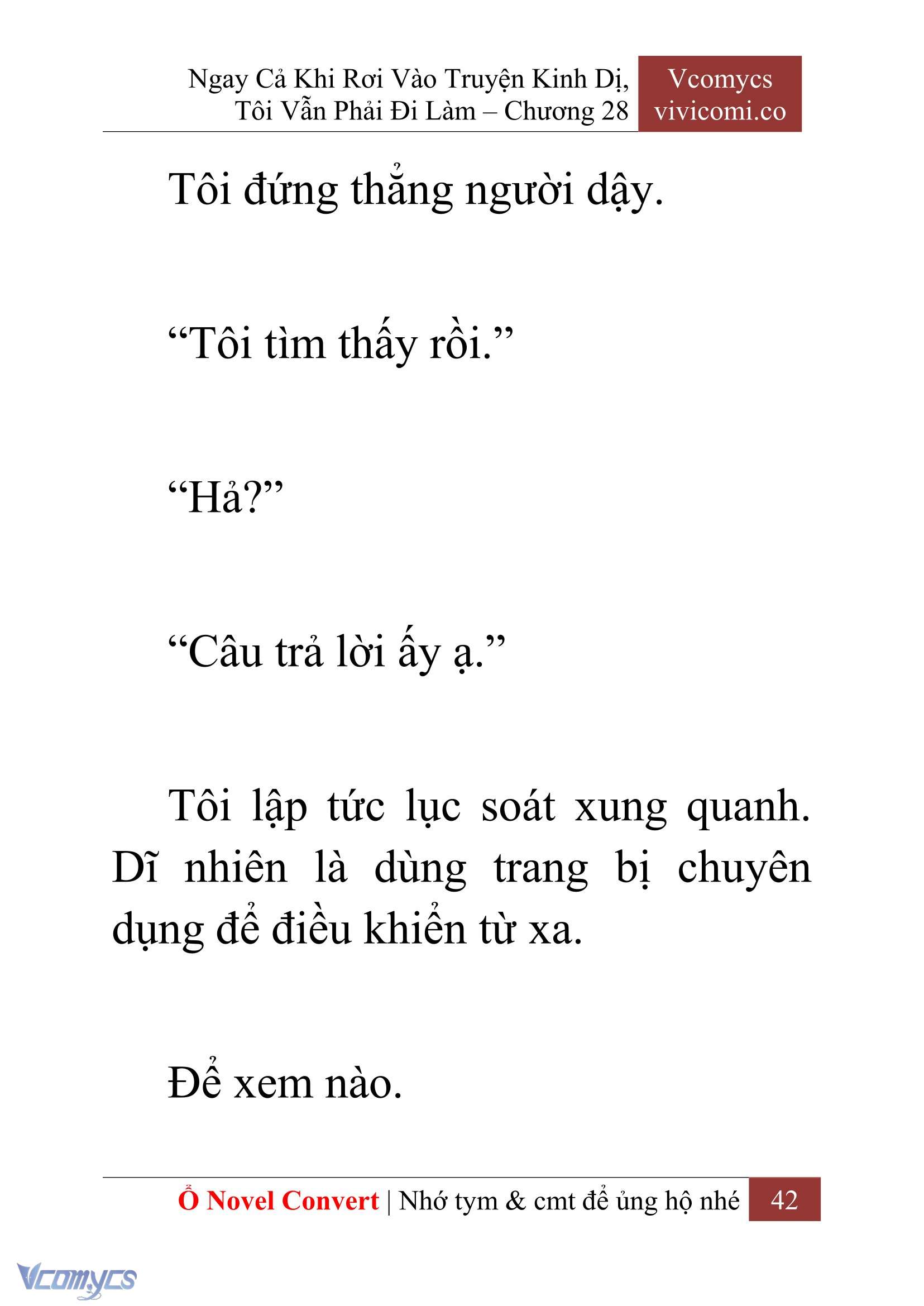[Novel] Ngay Cả Khi Rơi Vào Truyện Kinh Dị, Tôi Vẫn Phải Đi Làm Chap 28 - Trang 2