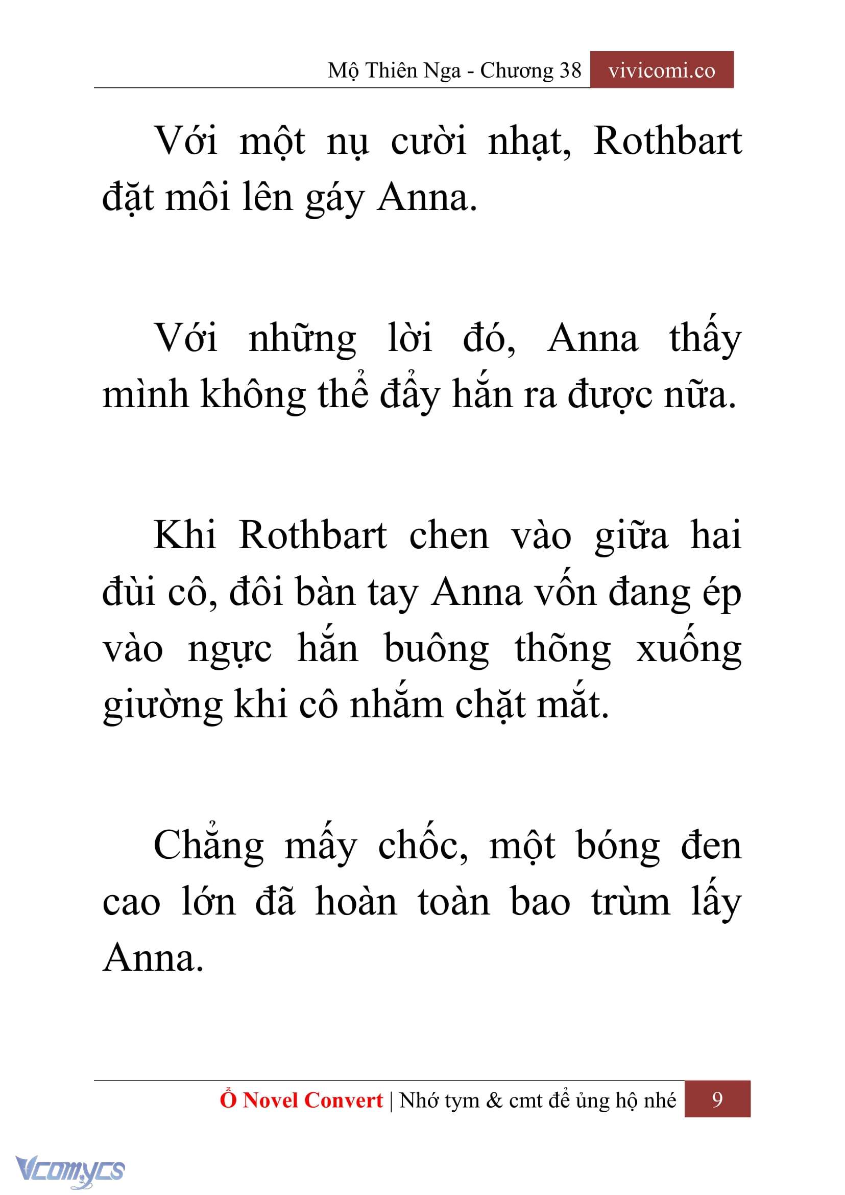[Novel] Mộ Thiên Nga Chap 38 - Trang 2