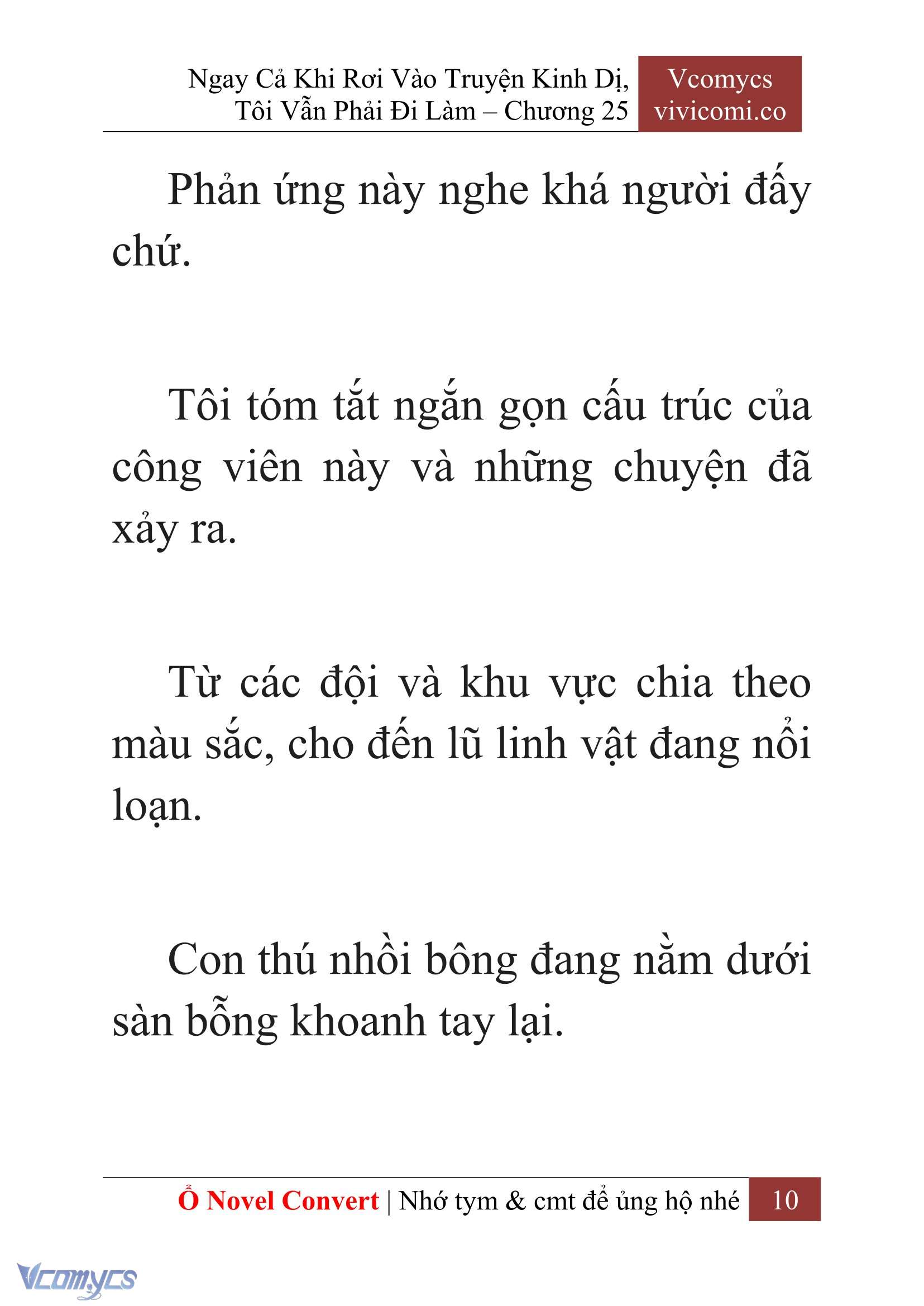 [Novel] Ngay Cả Khi Rơi Vào Truyện Kinh Dị, Tôi Vẫn Phải Đi Làm Chap 25 - Trang 2