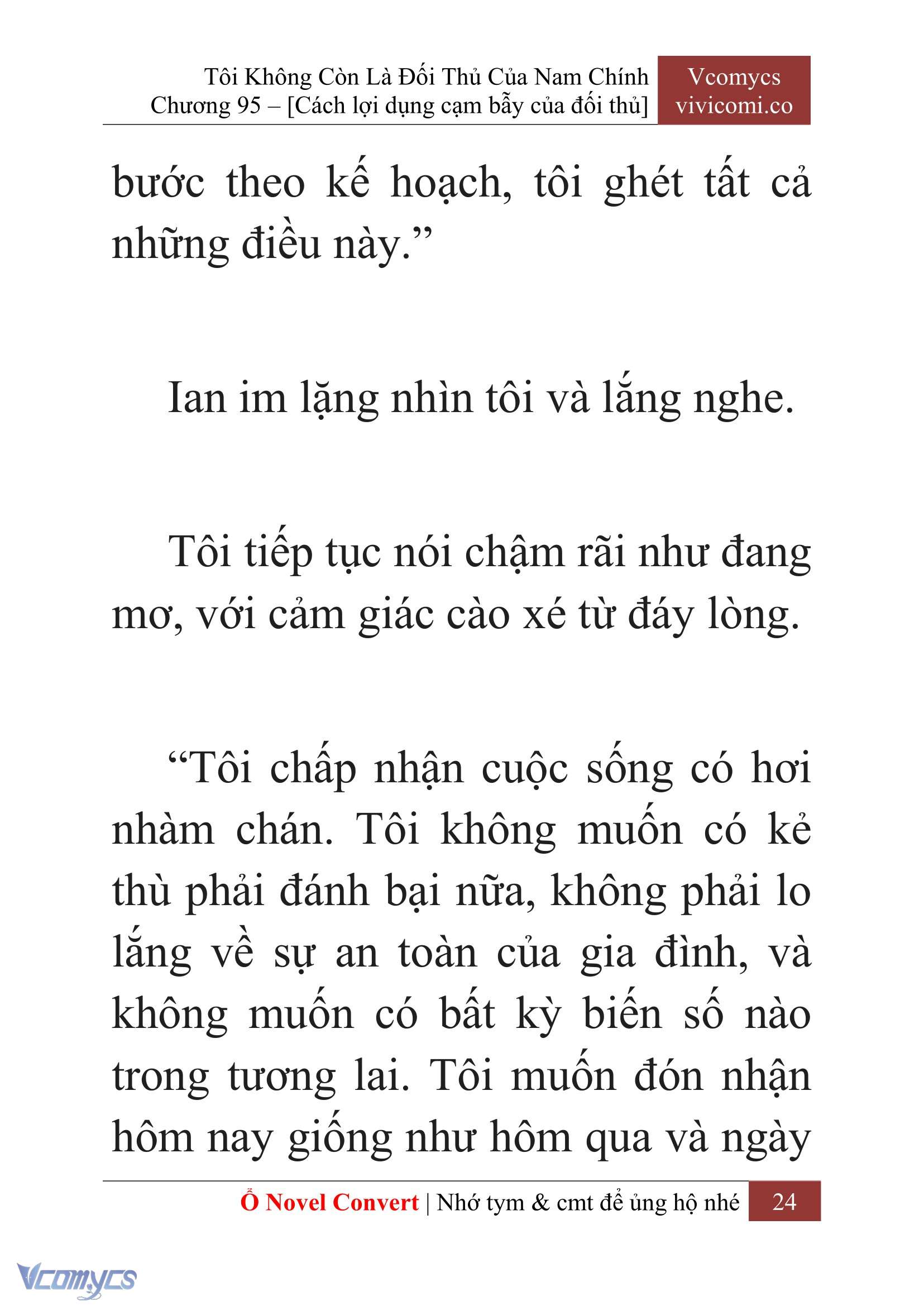 [Novel] Tôi Không Còn Là Đối Thủ Của Nam Chính Chap 95 - Trang 2