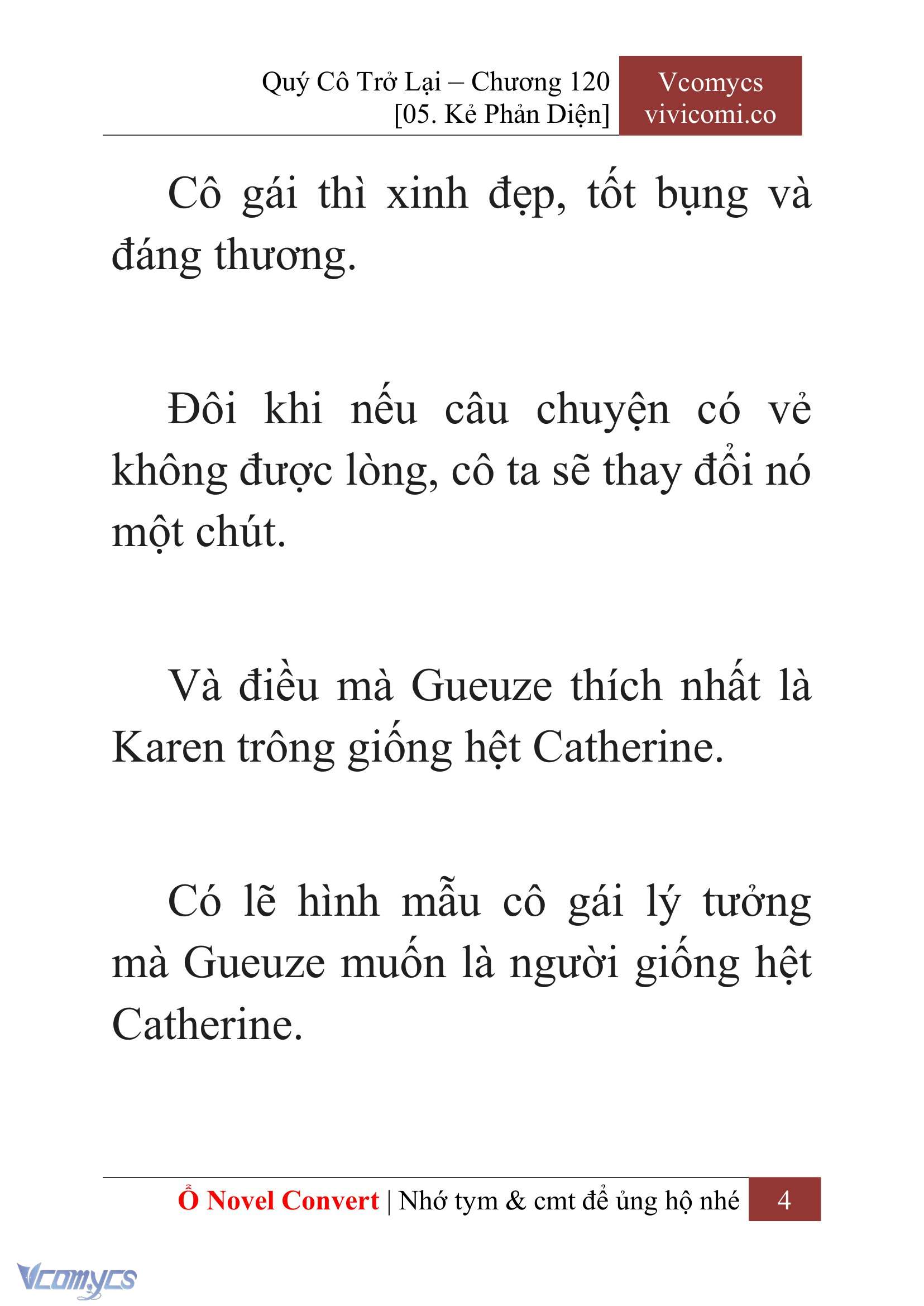 [Novel] Quý Cô Trở Lại Chap 120 - Trang 2