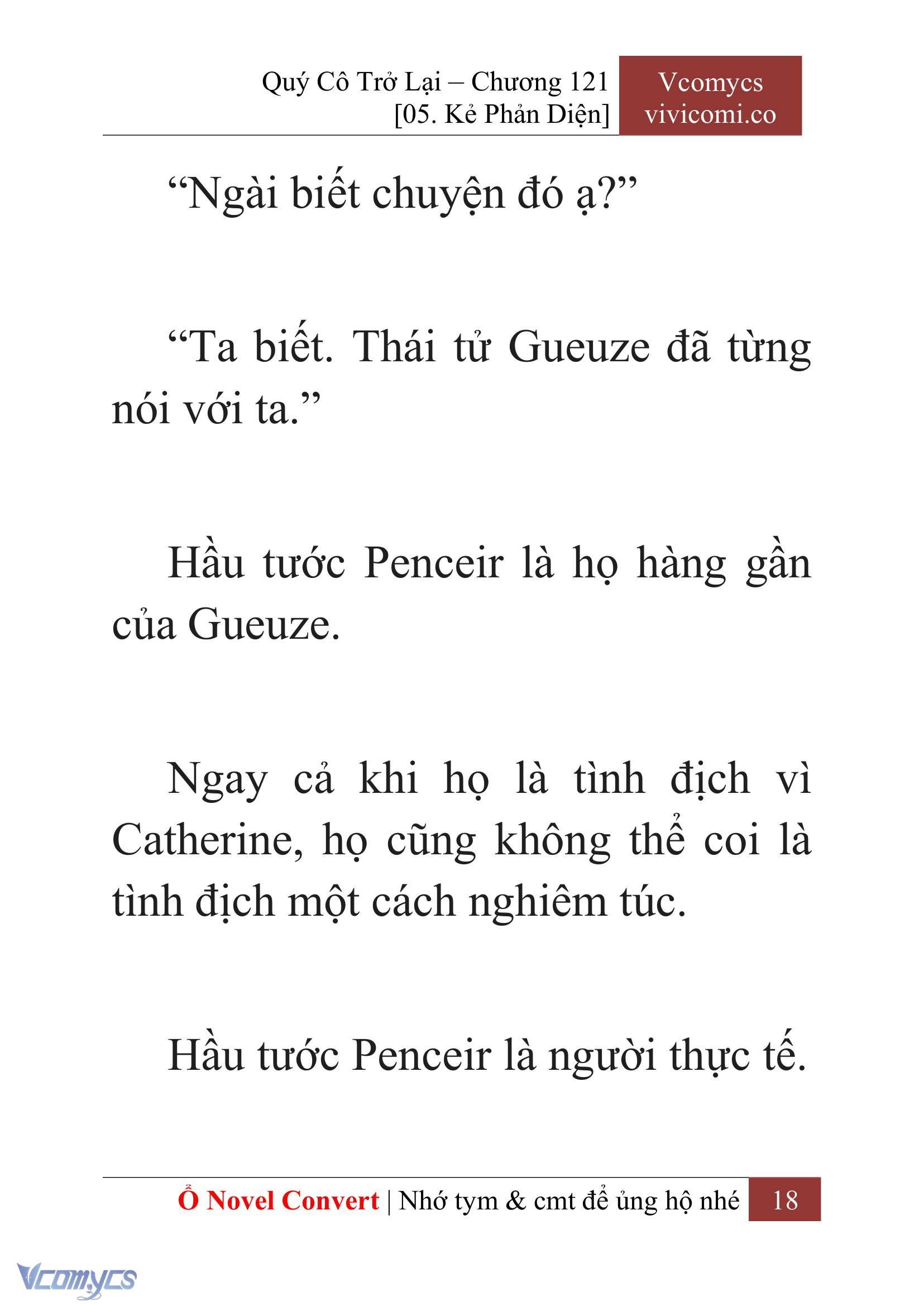 [Novel] Quý Cô Trở Lại Chap 121 - Trang 2