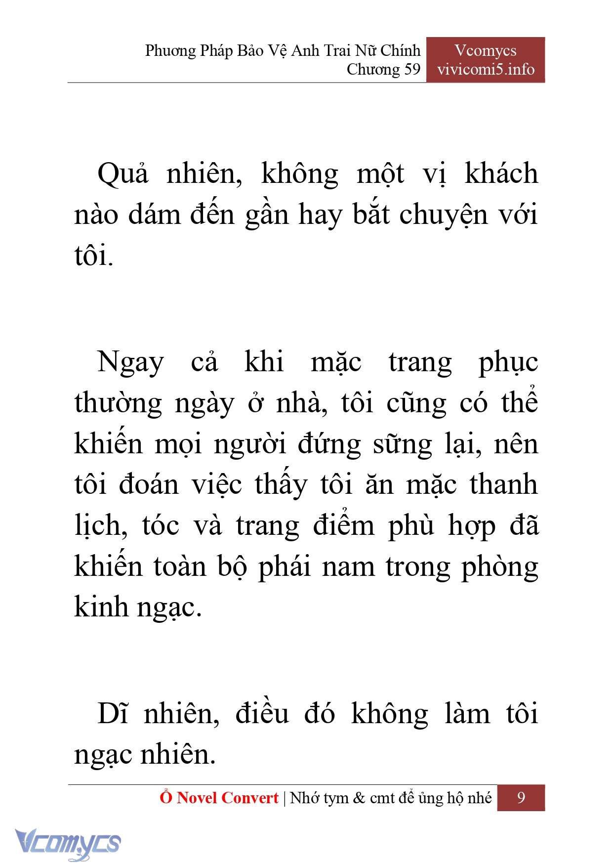 [Novel] Phương Pháp Bảo Vệ Anh Trai Nữ Chính Chap 59 - Trang 2