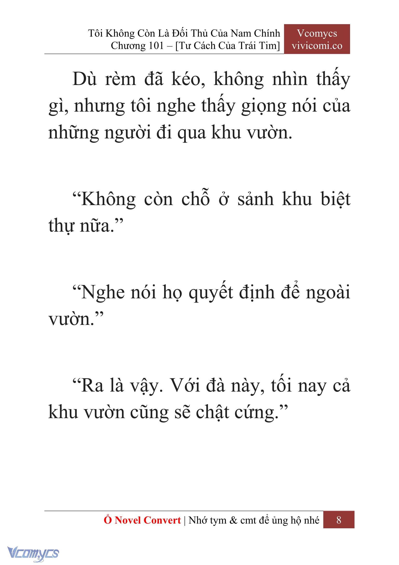 [Novel] Tôi Không Còn Là Đối Thủ Của Nam Chính Chap 101 - Trang 2