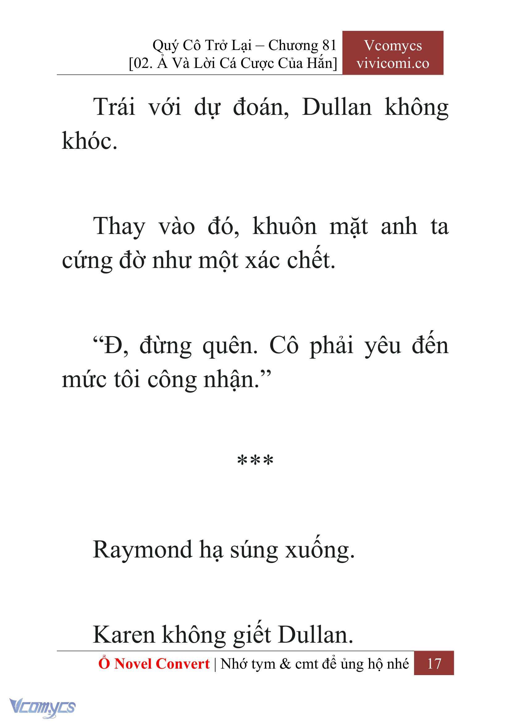 [Novel] Quý Cô Trở Lại Chap 81 - Trang 2