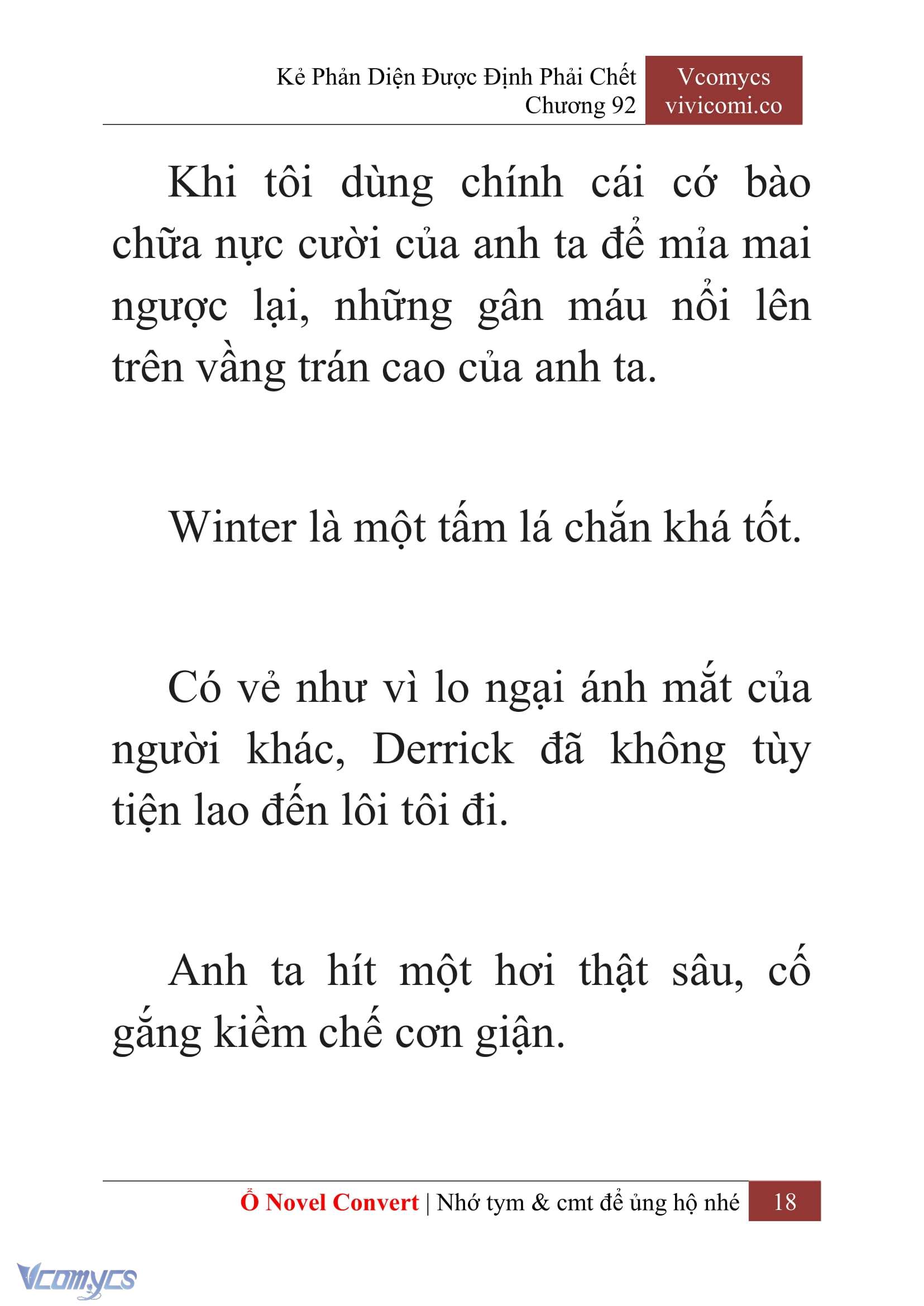 [Novel] Kẻ Phản Diện Được Định Phải Chết Chap 92 - Next 