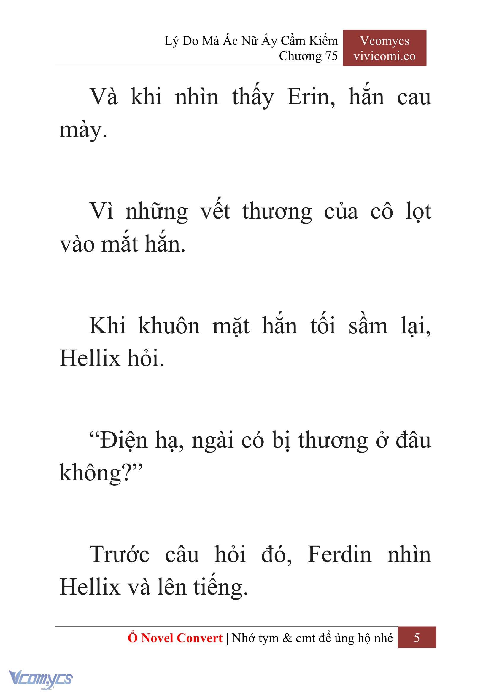 [Novel] Lý Do Mà Ác Nữ Ấy Cầm Kiếm Chap 75 - Trang 2
