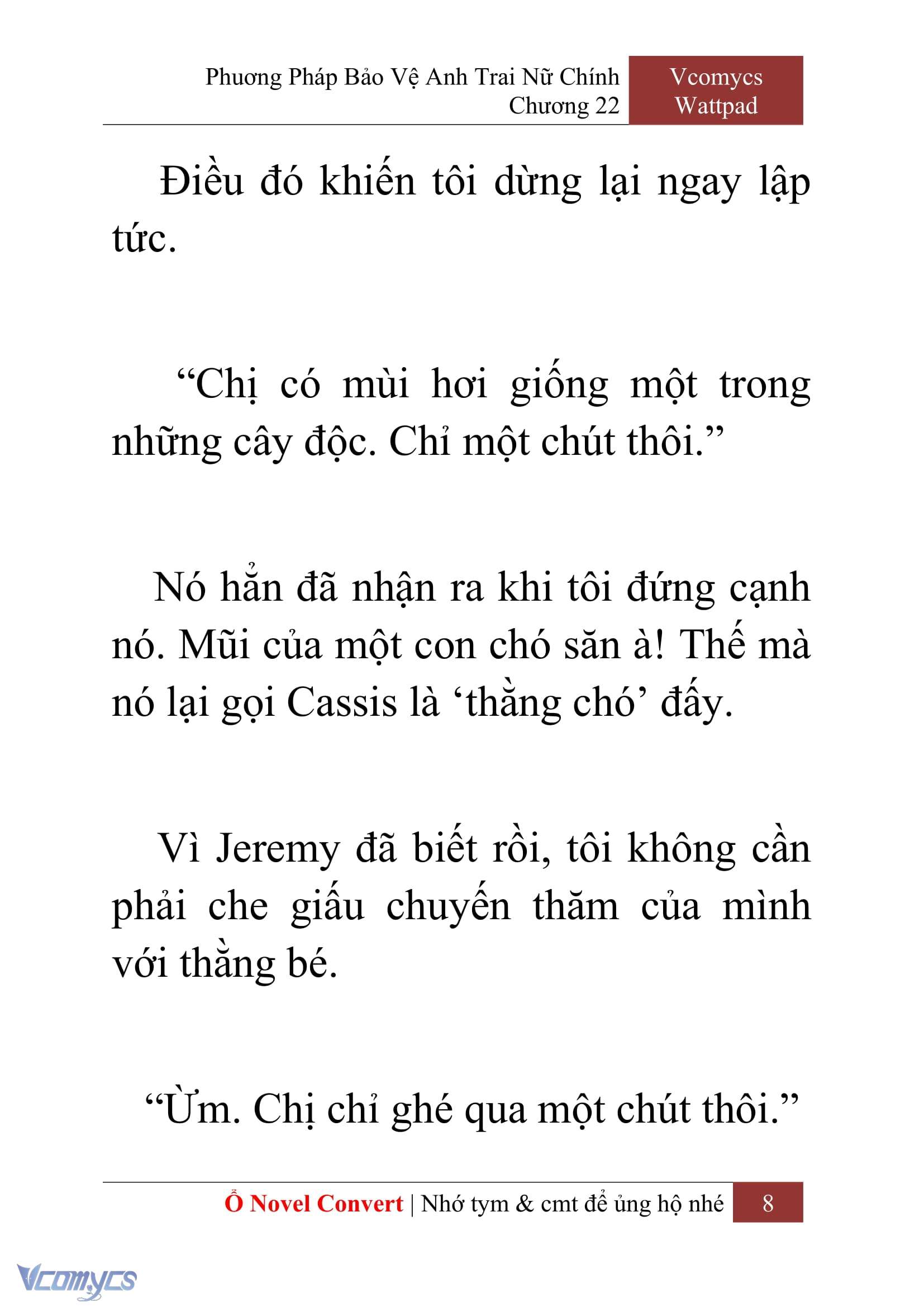 [Novel] Phương Pháp Bảo Vệ Anh Trai Nữ Chính Chap 22 - Trang 2