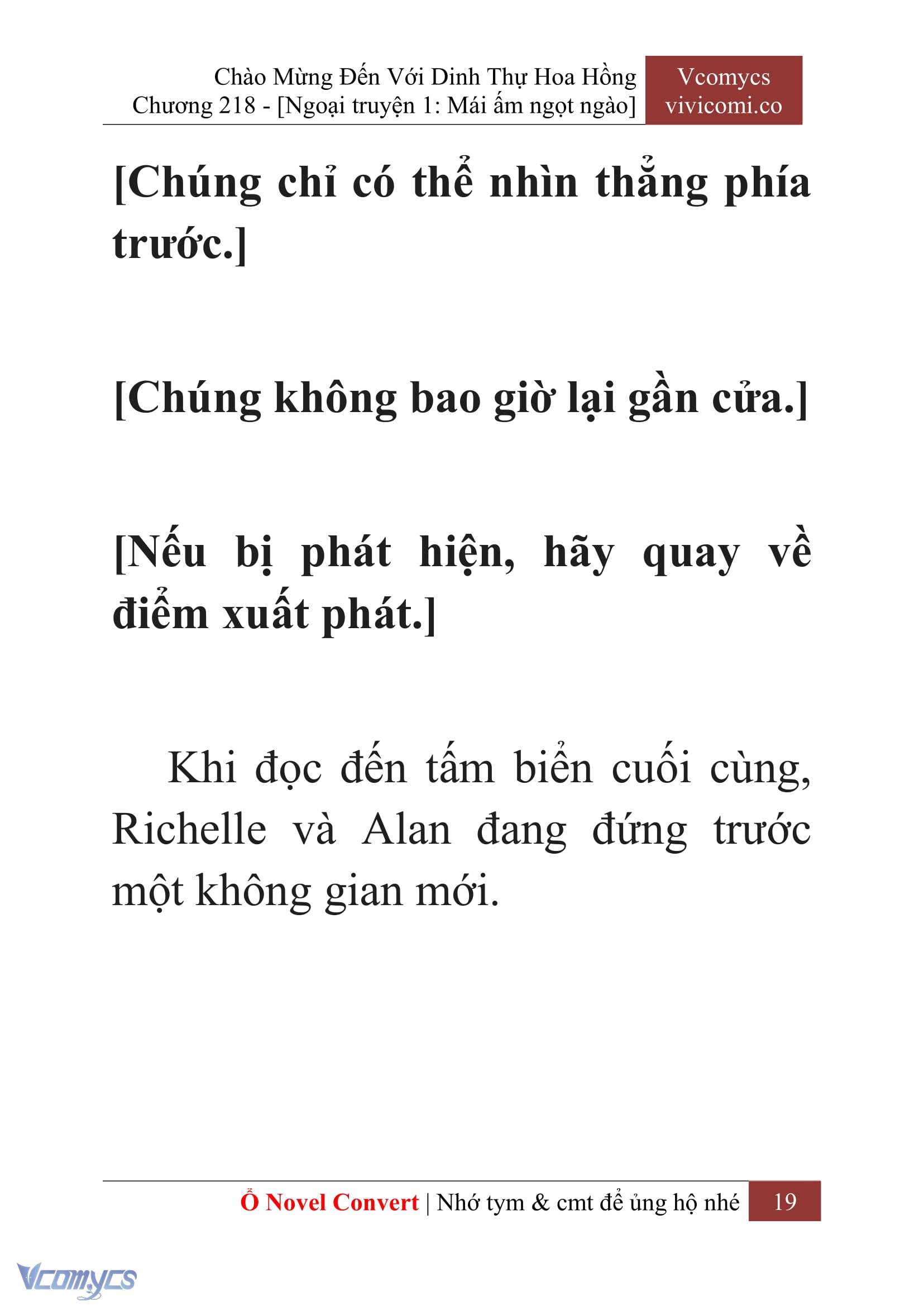 [Novel] Chào Mừng Đến Với Dinh Thự Hoa Hồng Chap 218 - Trang 2