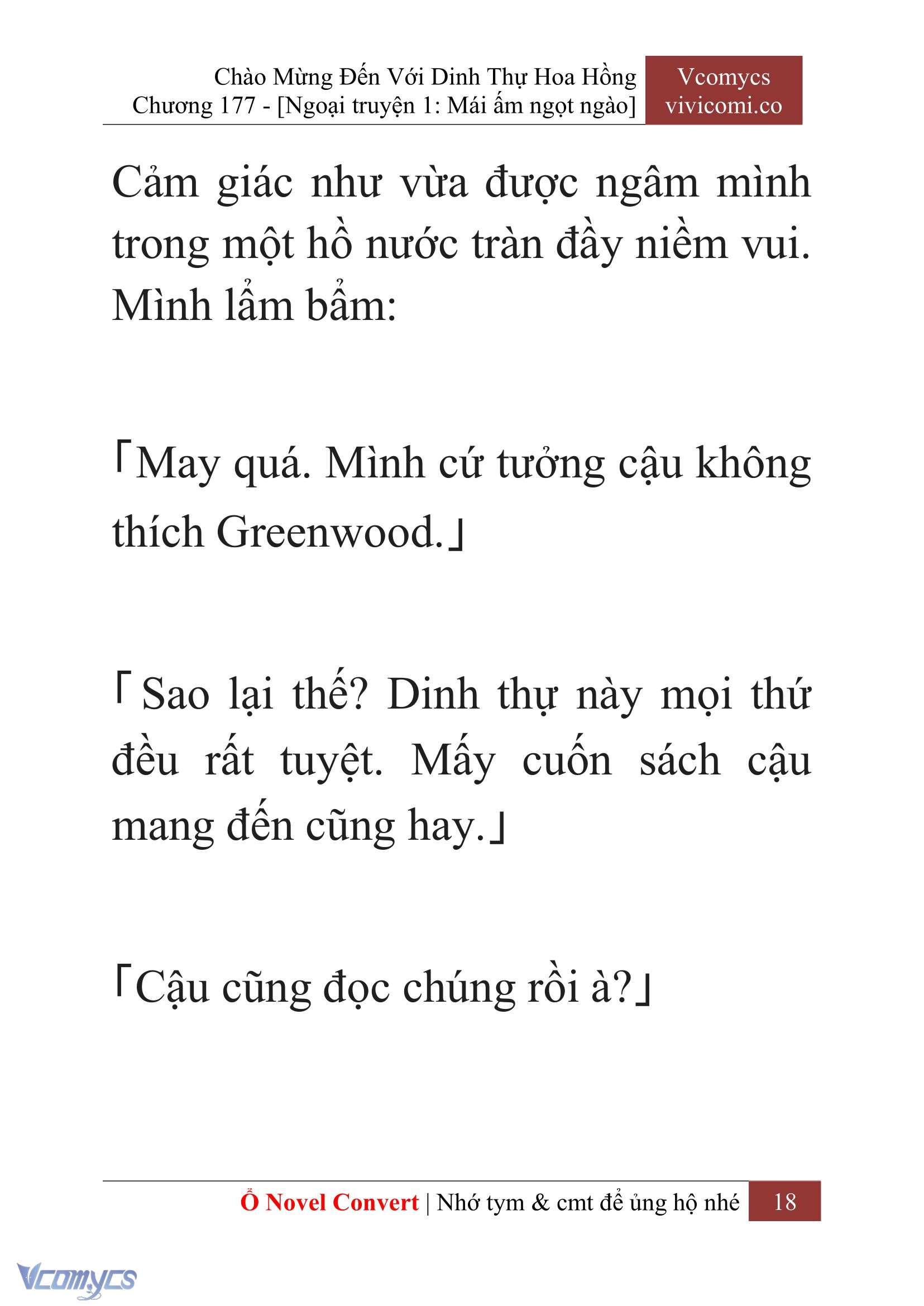 [Novel] Chào Mừng Đến Với Dinh Thự Hoa Hồng Chap 177 - Trang 2