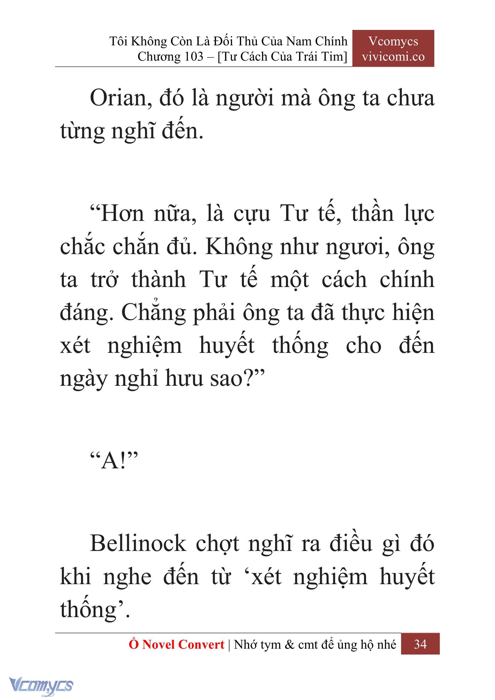 [Novel] Tôi Không Còn Là Đối Thủ Của Nam Chính Chap 103 - Trang 2