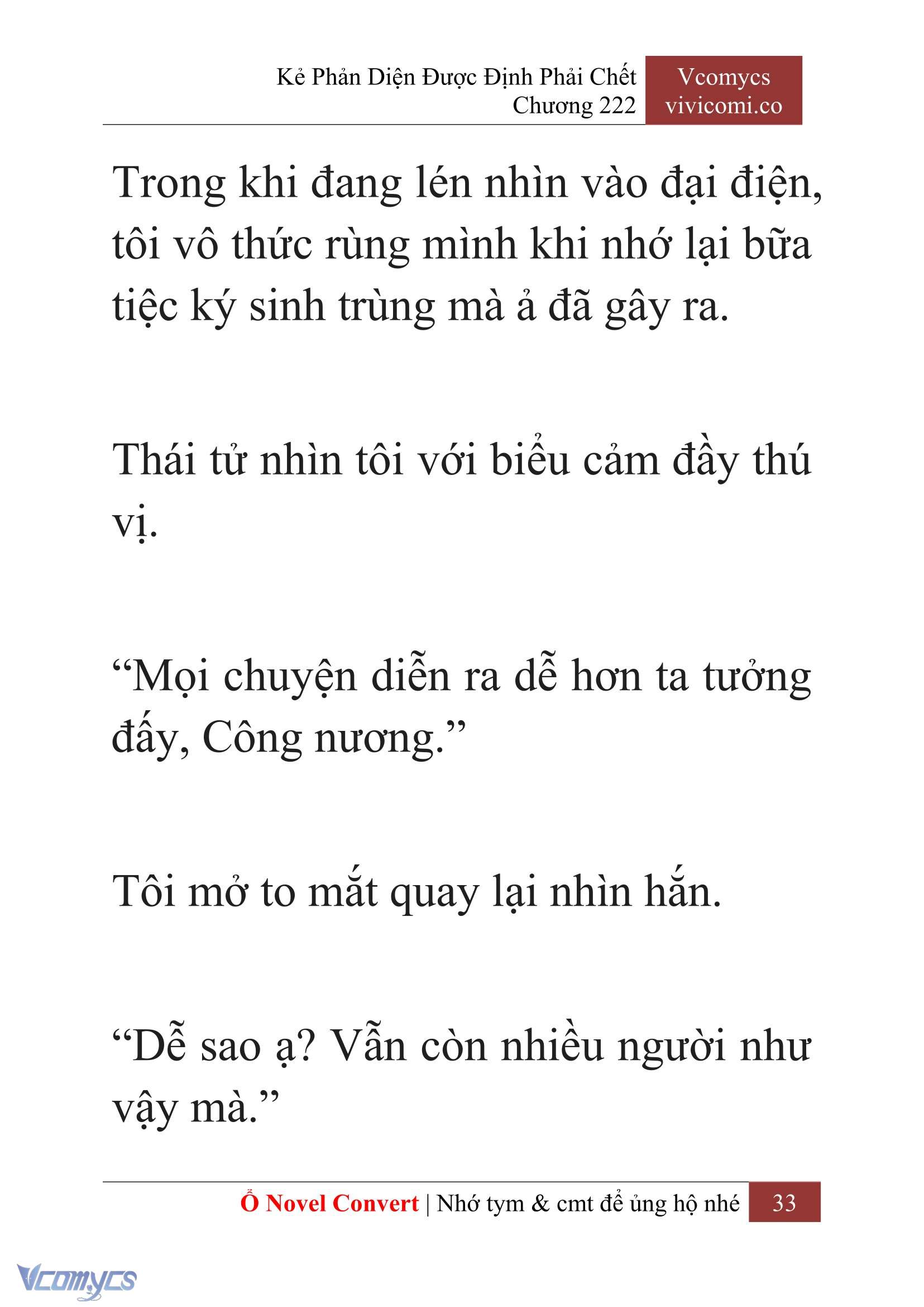 [Novel] Kẻ Phản Diện Được Định Phải Chết Chap 222 - Next Chap 223