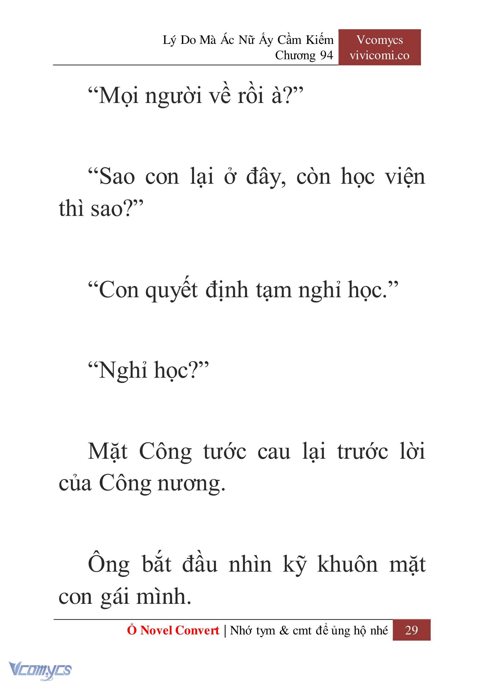 [Novel] Lý Do Mà Ác Nữ Ấy Cầm Kiếm Chap 94 - Trang 2