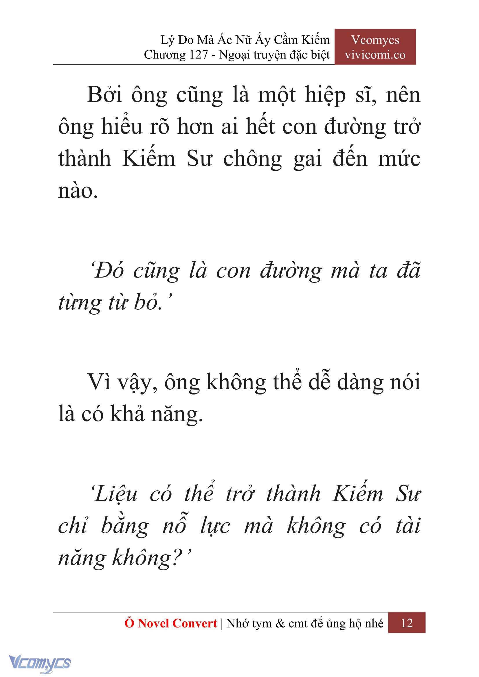 [Novel] Lý Do Mà Ác Nữ Ấy Cầm Kiếm Chap 127 - Trang 2