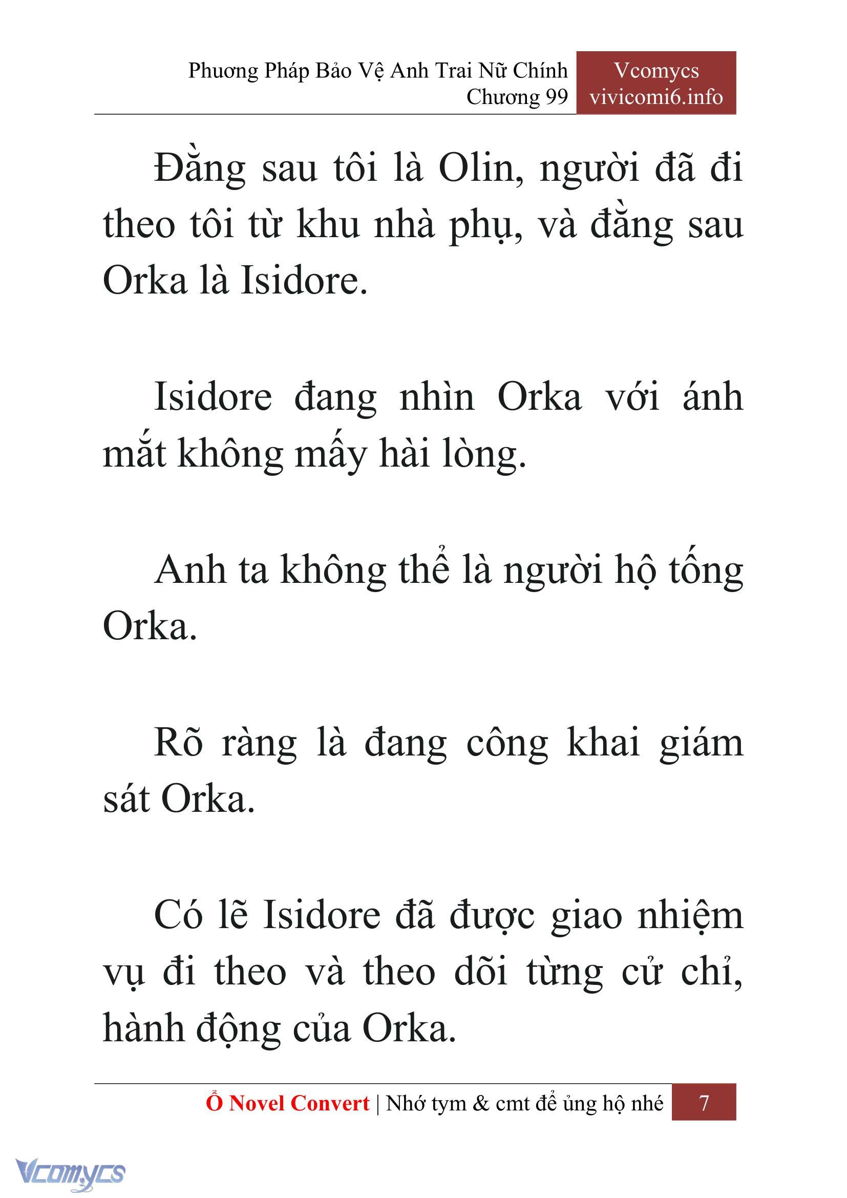 [Novel] Phương Pháp Bảo Vệ Anh Trai Nữ Chính Chap 99 - Trang 2