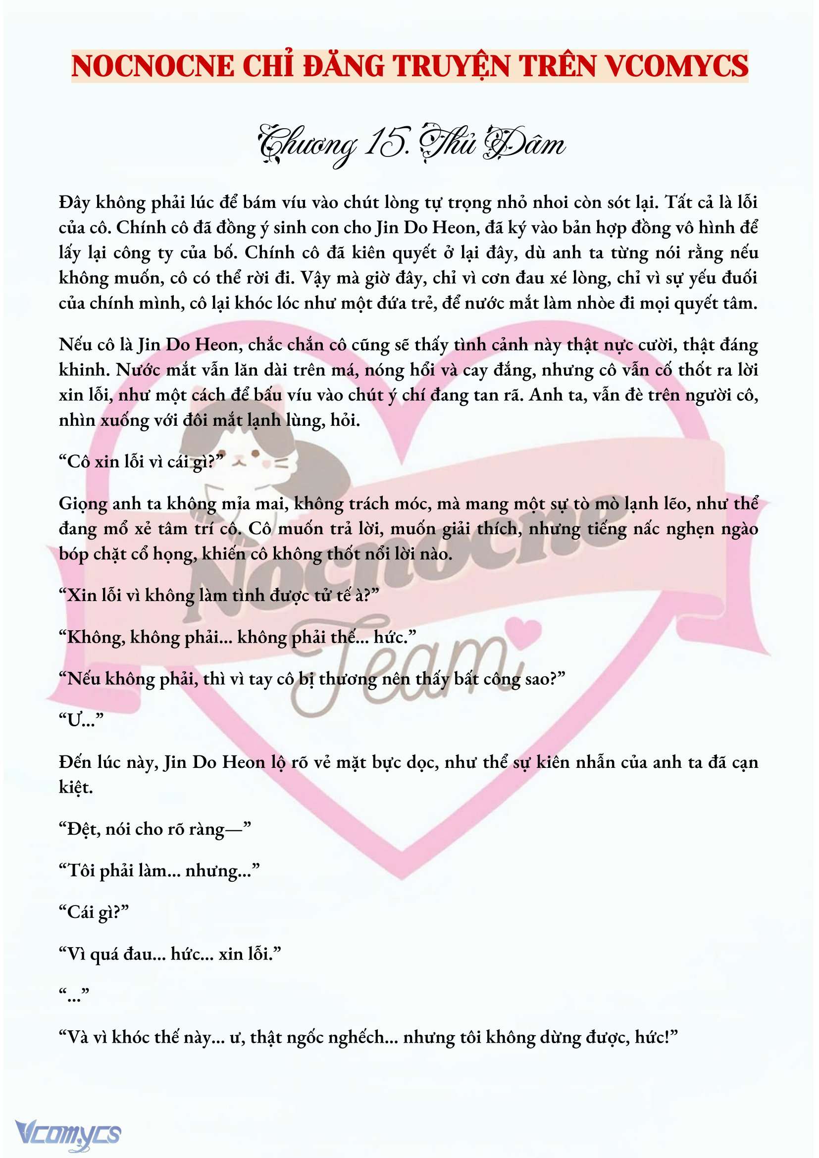 [FULL] [NOVEL] MANG THAI, CƯỠNG ĐOẠT Chap 15 - Trang 2