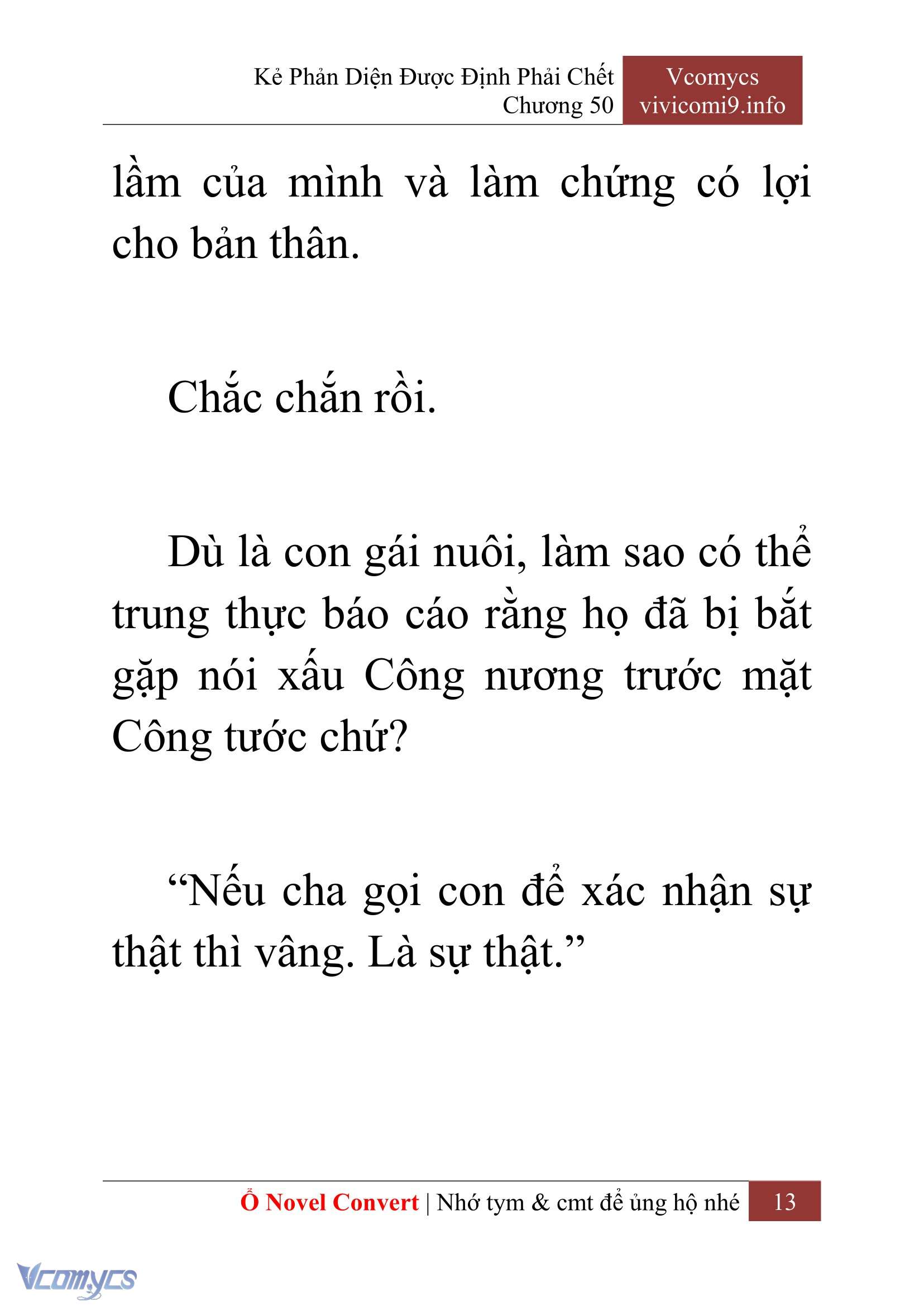 [Novel] Kẻ Phản Diện Được Định Phải Chết Chap 50 - Next Chap 51