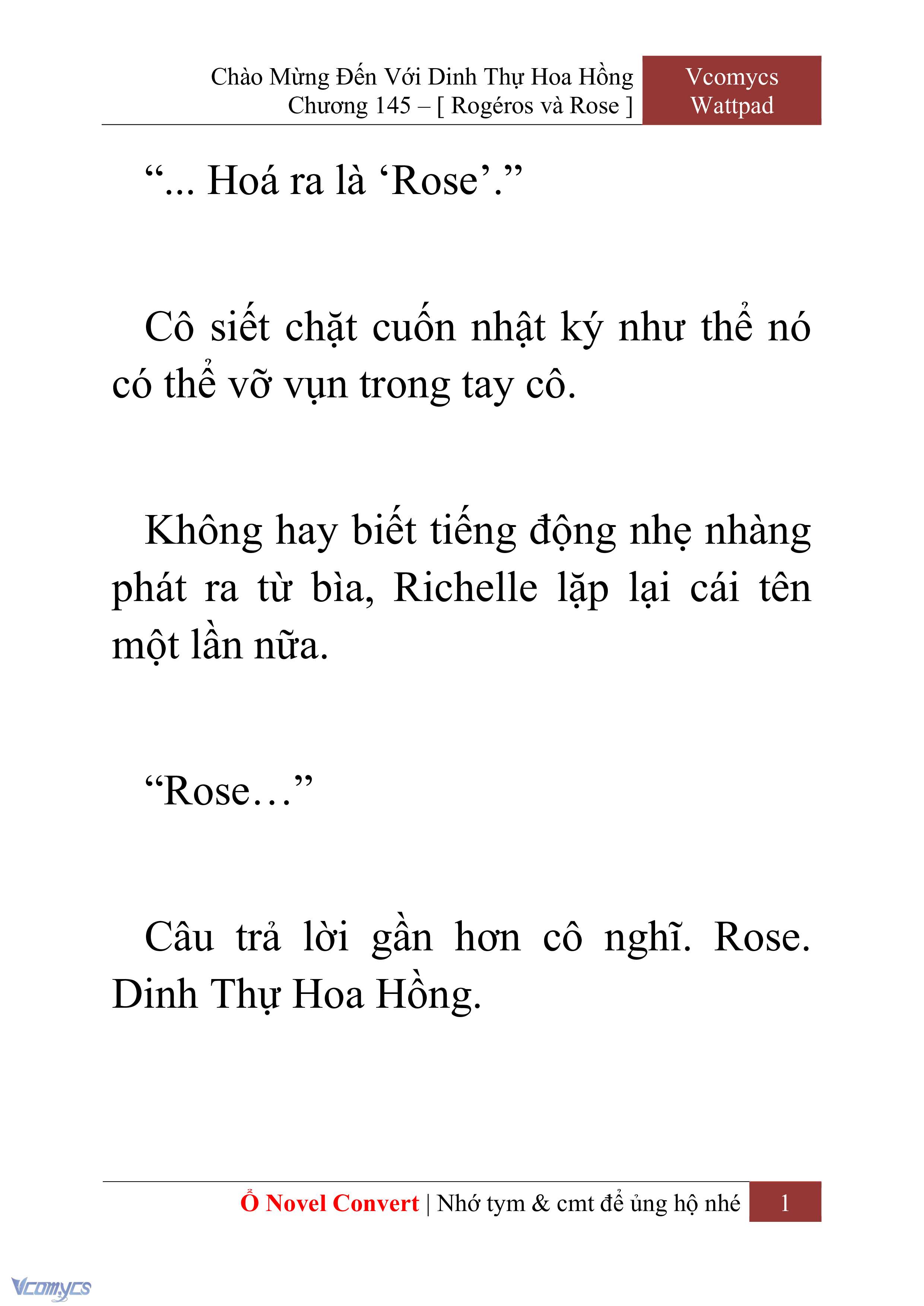 [Novel] Chào Mừng Đến Với Dinh Thự Hoa Hồng Chap 145 - Trang 2