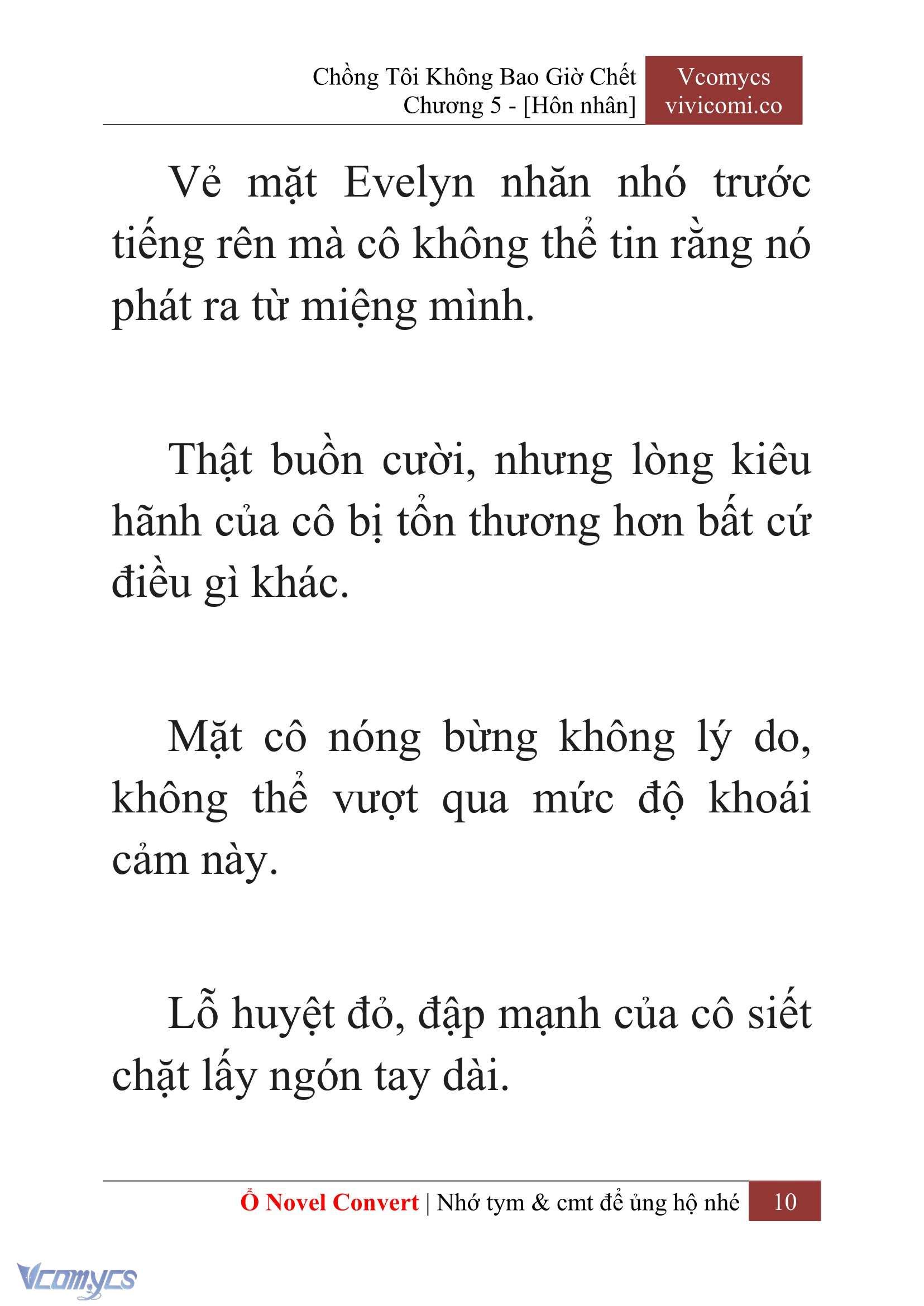 [Novel] Chồng Tôi Không Bao Giờ Chết Chap 5 - Trang 2