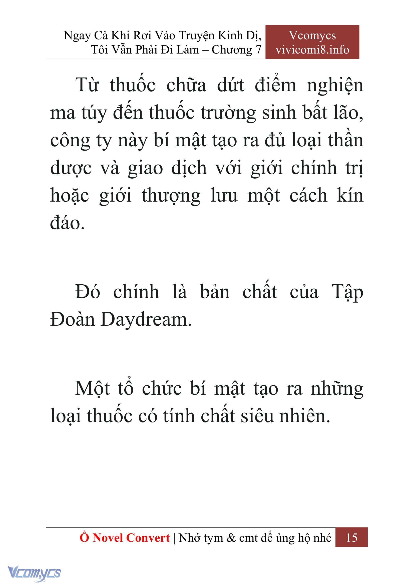 [Novel] Ngay Cả Khi Rơi Vào Truyện Kinh Dị, Tôi Vẫn Phải Đi Làm Chap 7 - Trang 2