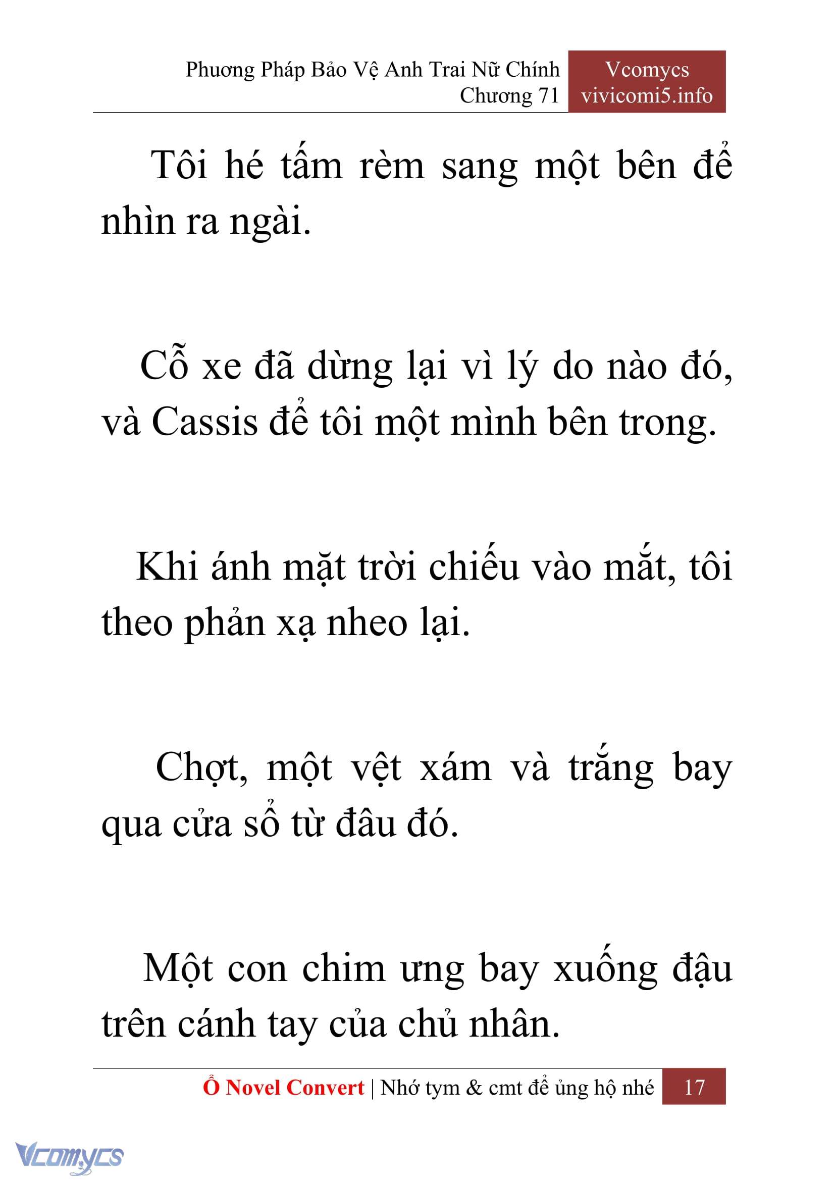 [Novel] Phương Pháp Bảo Vệ Anh Trai Nữ Chính Chap 71 - Trang 2