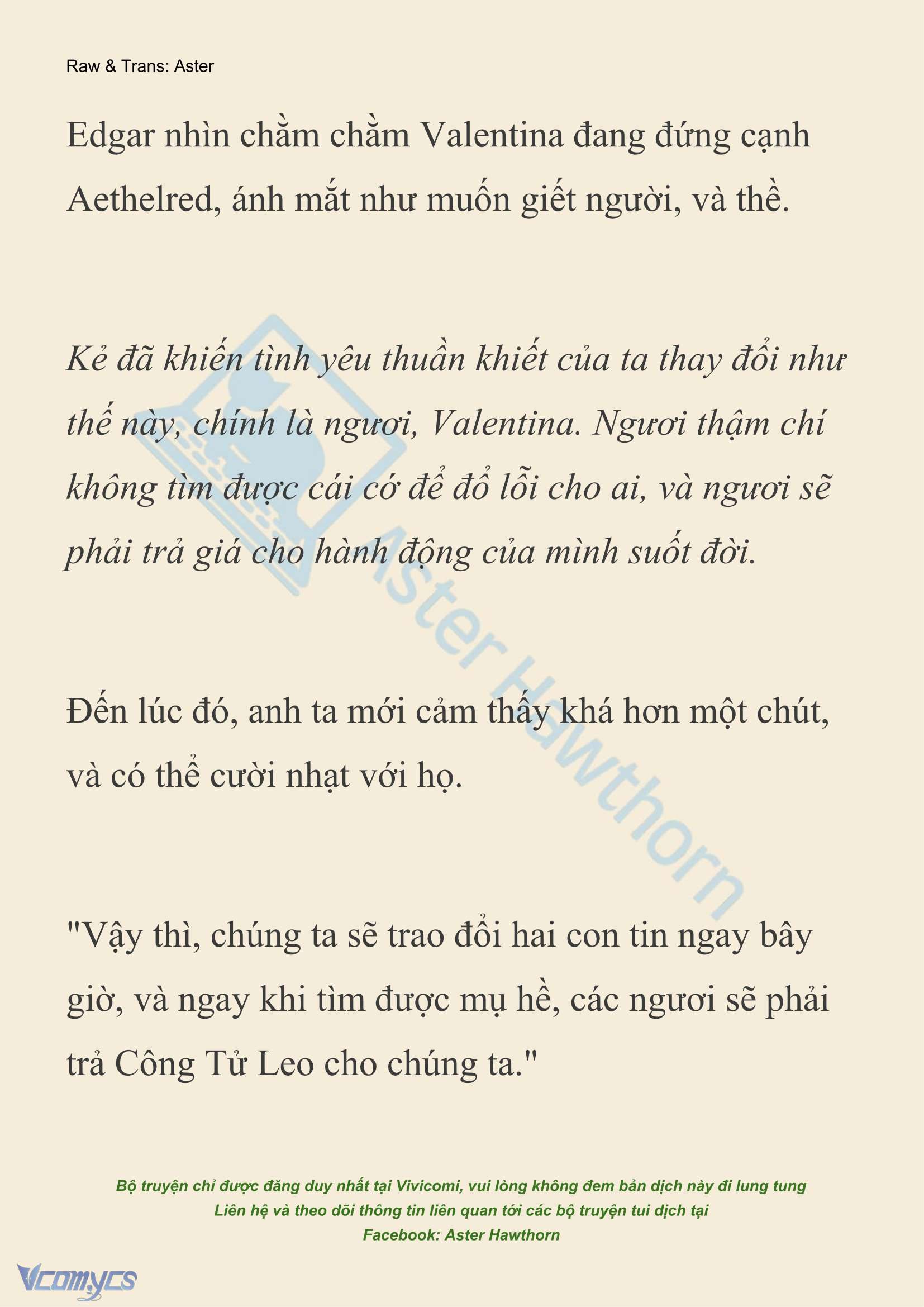 [NOVEL] Thiên Đường Của Valentina Chap 215 - Trang 2