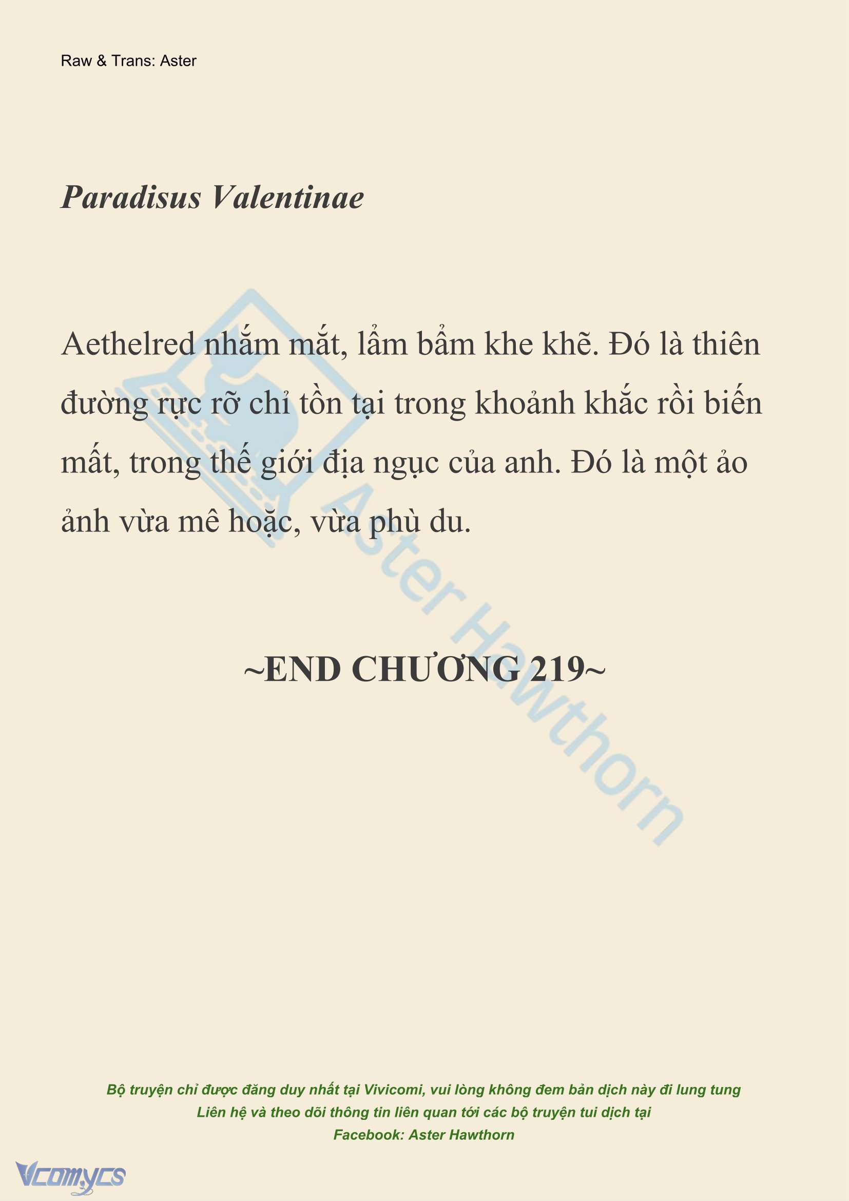 [NOVEL] Thiên Đường Của Valentina Chap 219 - Trang 2