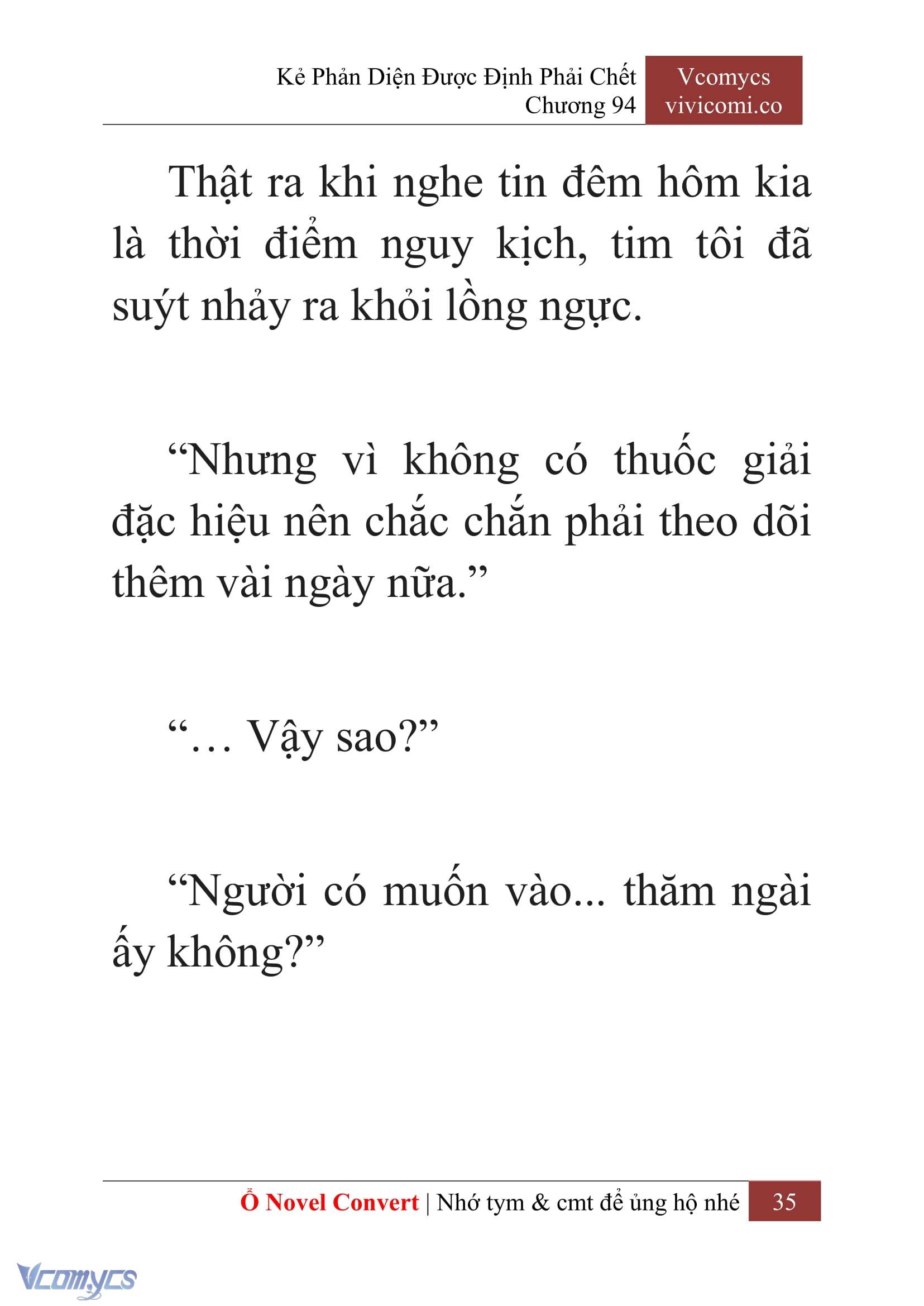 [Novel] Kẻ Phản Diện Được Định Phải Chết Chap 94 - Trang 2