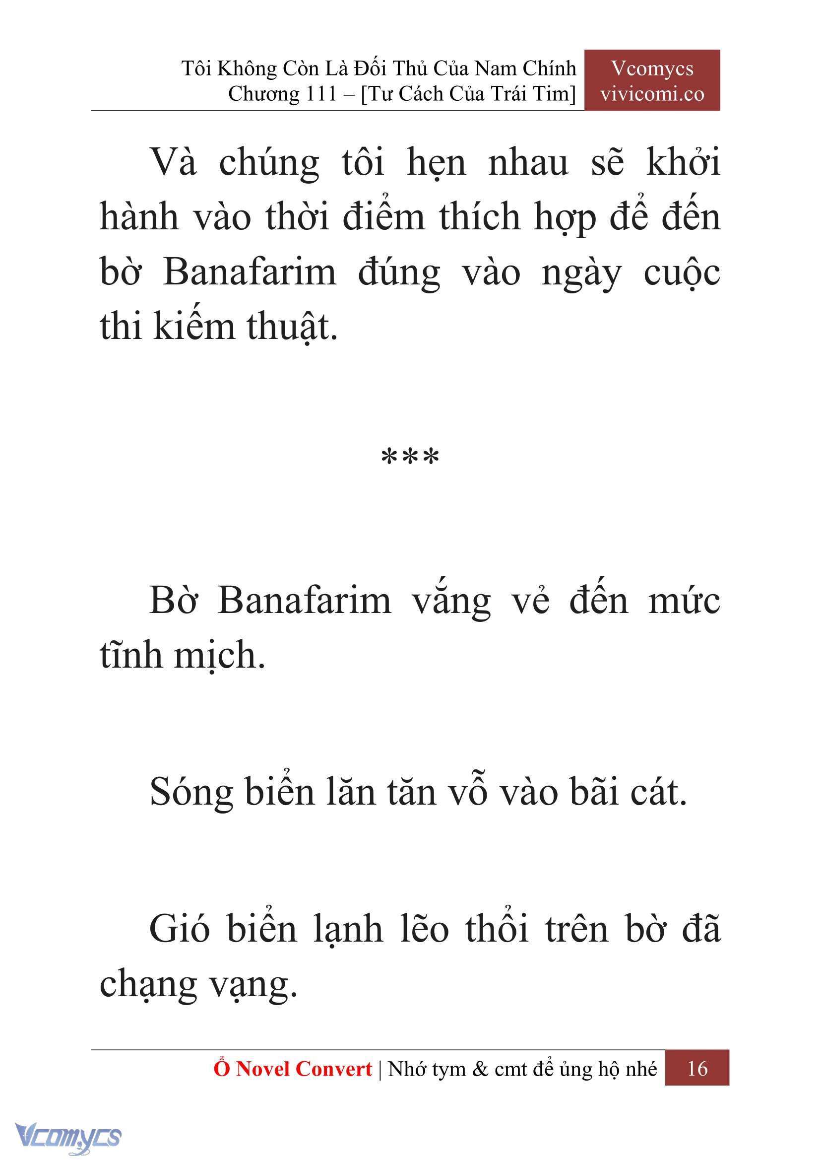 [Novel] Tôi Không Còn Là Đối Thủ Của Nam Chính Chap 111 - Trang 2