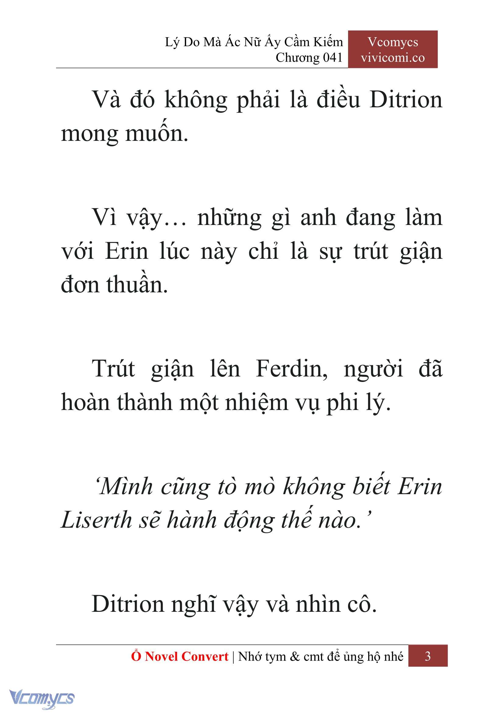 [Novel] Lý Do Mà Ác Nữ Ấy Cầm Kiếm Chap 41 - Trang 2