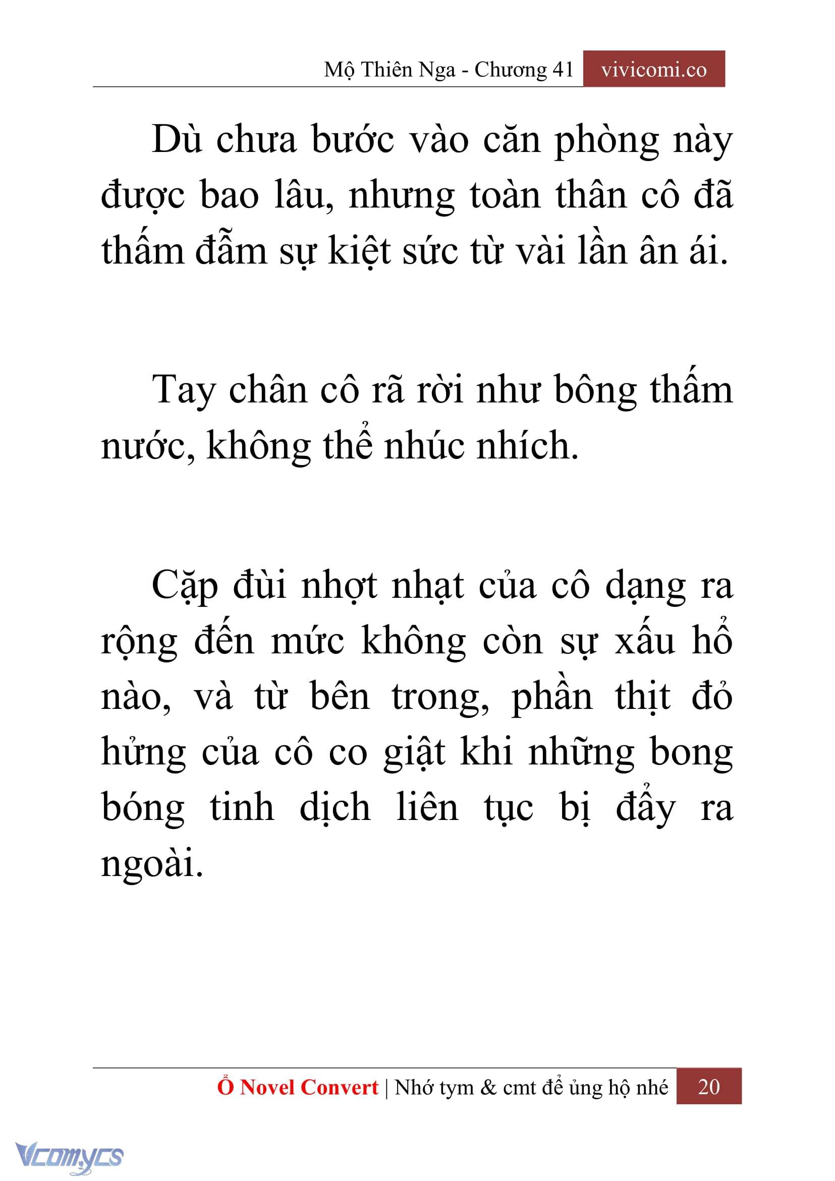 [Novel] Mộ Thiên Nga Chap 41 - Trang 2