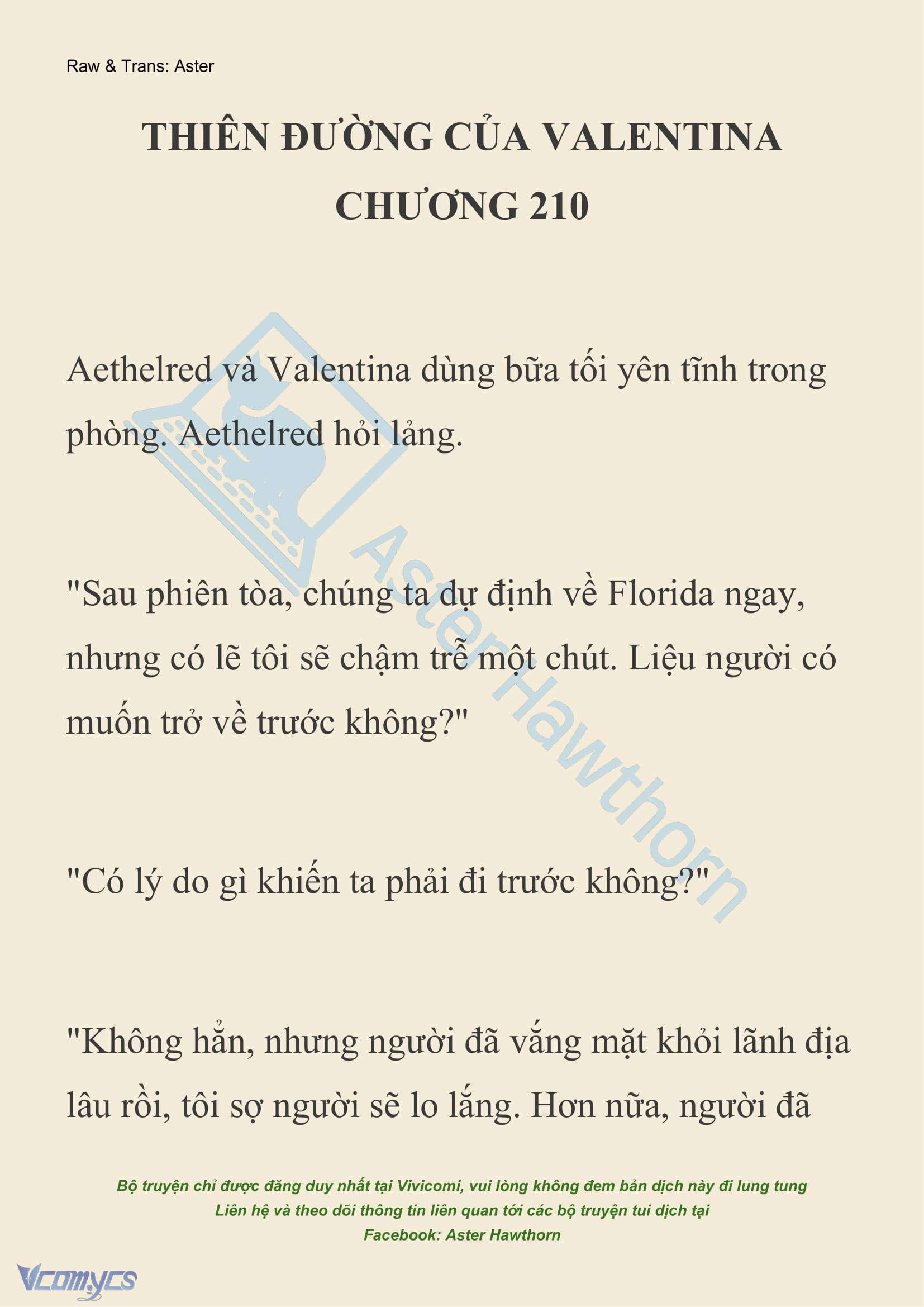 [NOVEL] Thiên Đường Của Valentina Chap 210 - Trang 2