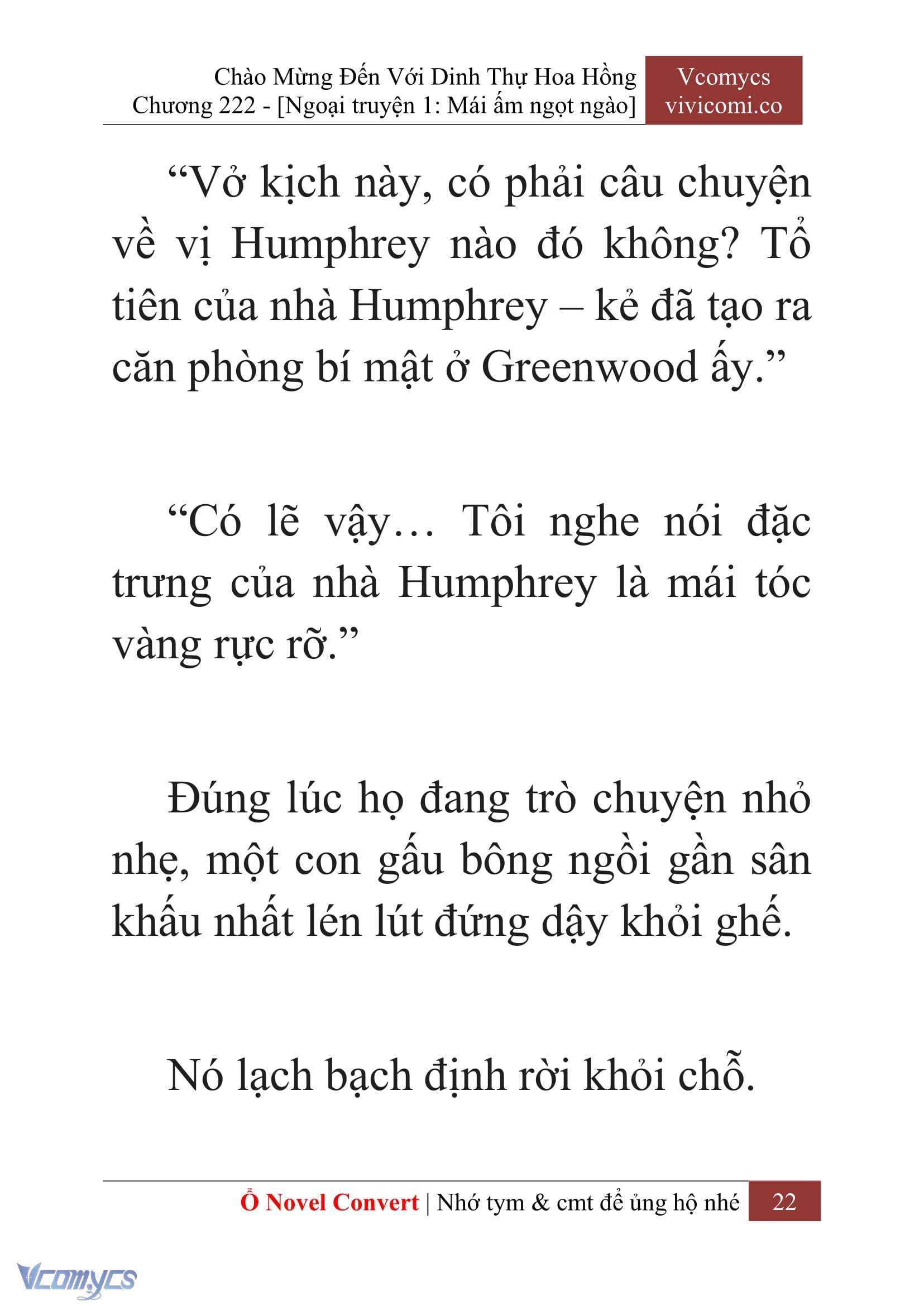 [Novel] Chào Mừng Đến Với Dinh Thự Hoa Hồng Chap 222 - Trang 2