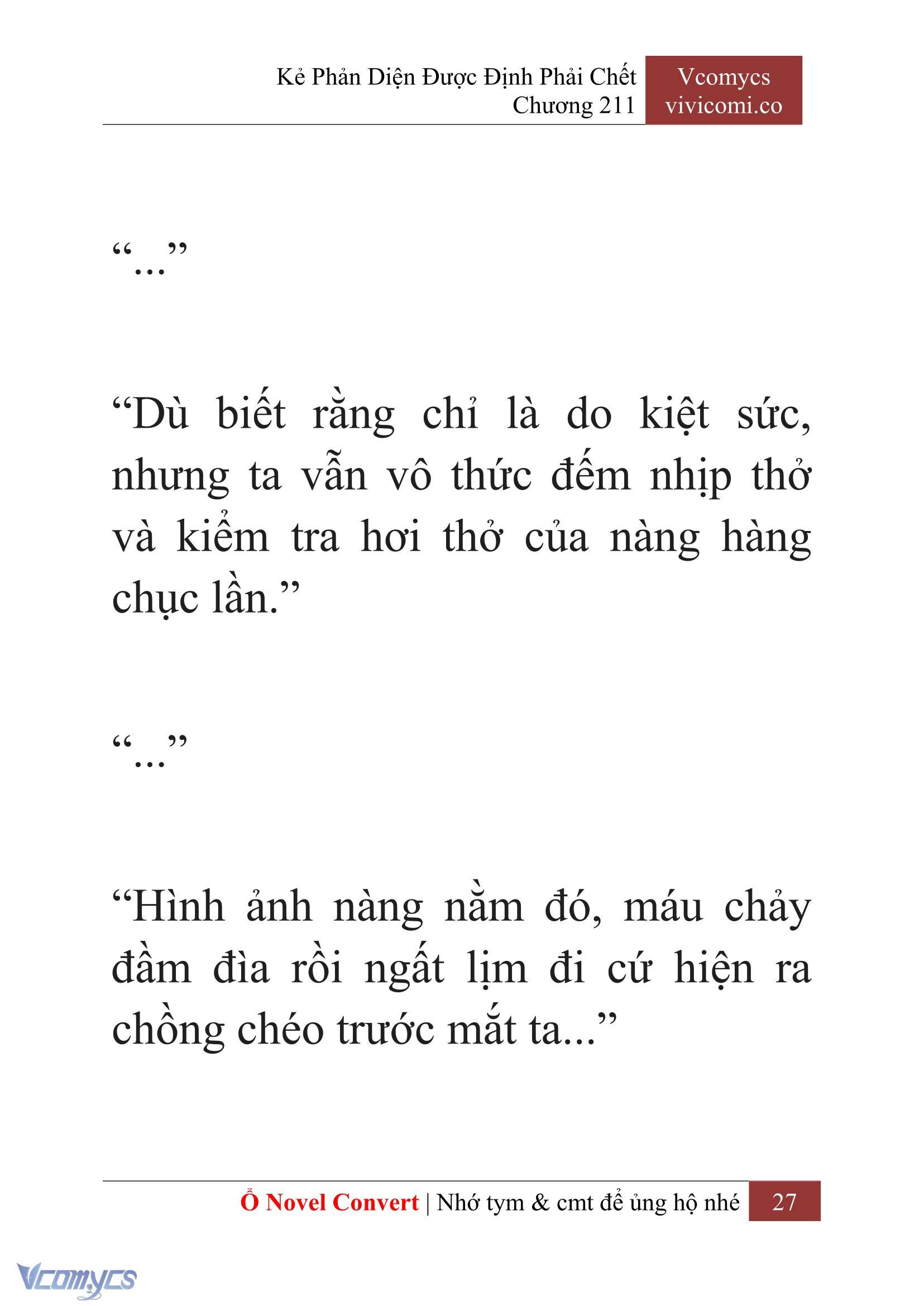 [Novel] Kẻ Phản Diện Được Định Phải Chết Chap 211 - Trang 2