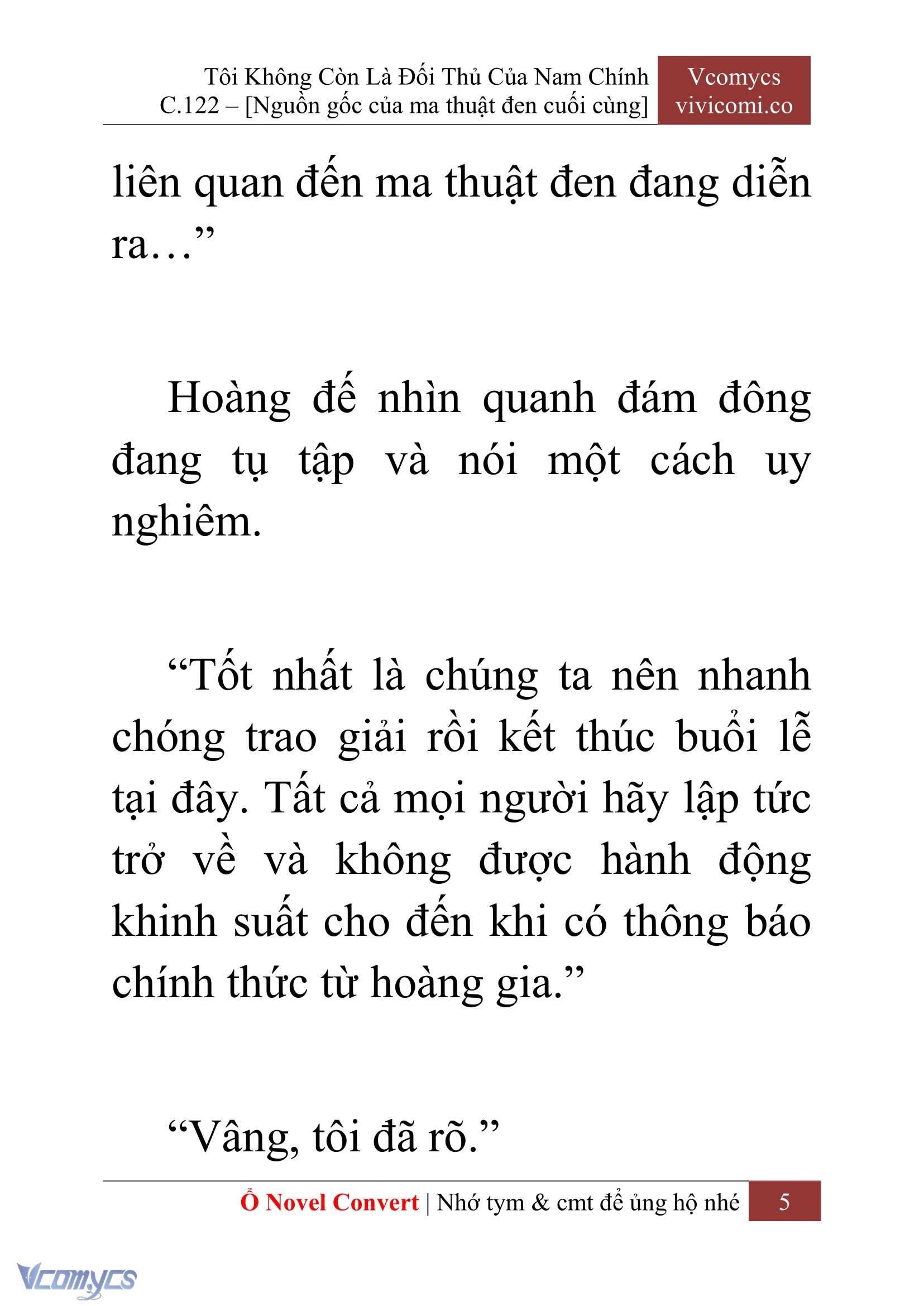 [Novel] Tôi Không Còn Là Đối Thủ Của Nam Chính Chap 122 - Trang 2