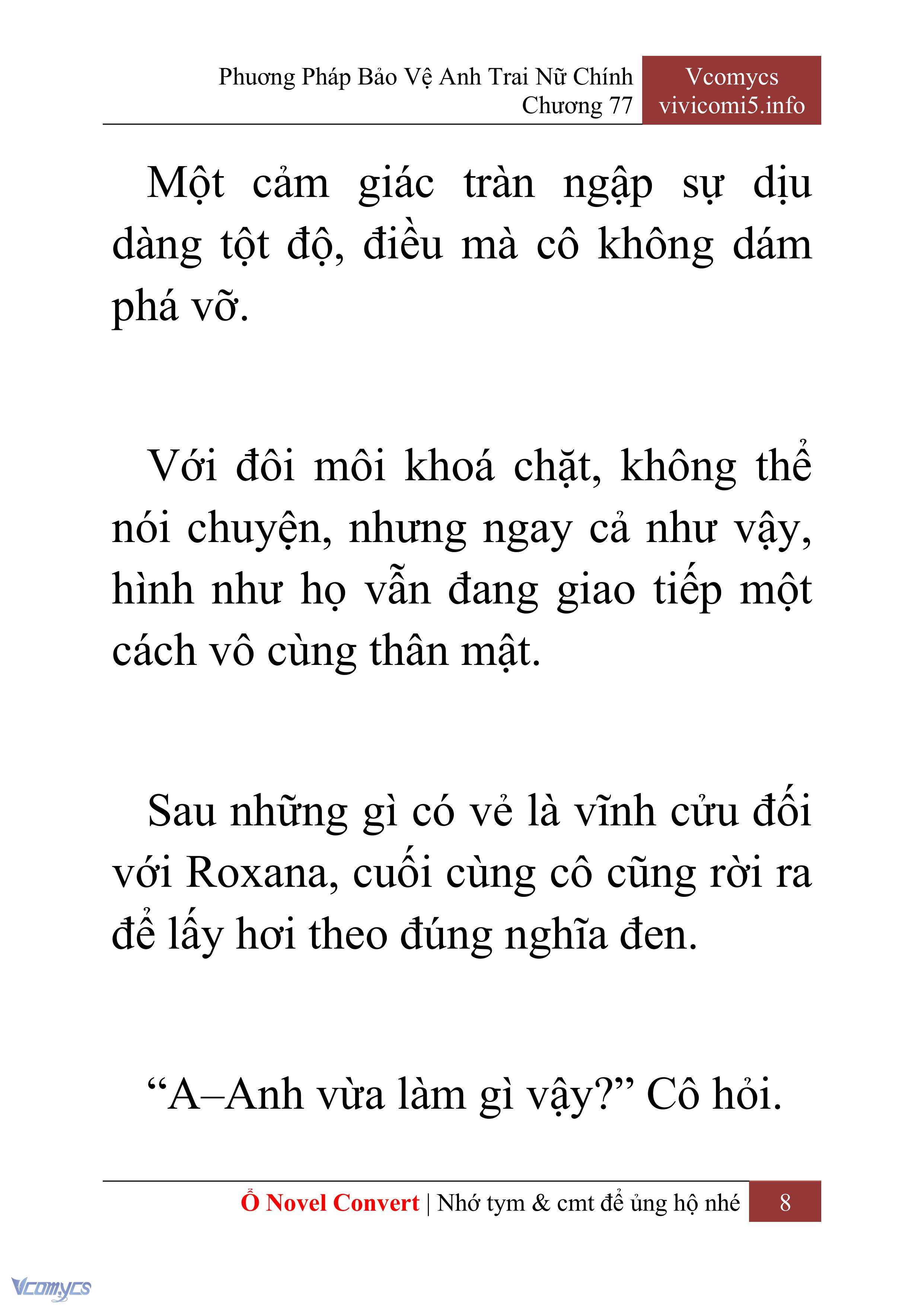 [Novel] Phương Pháp Bảo Vệ Anh Trai Nữ Chính Chap 77 - Trang 2