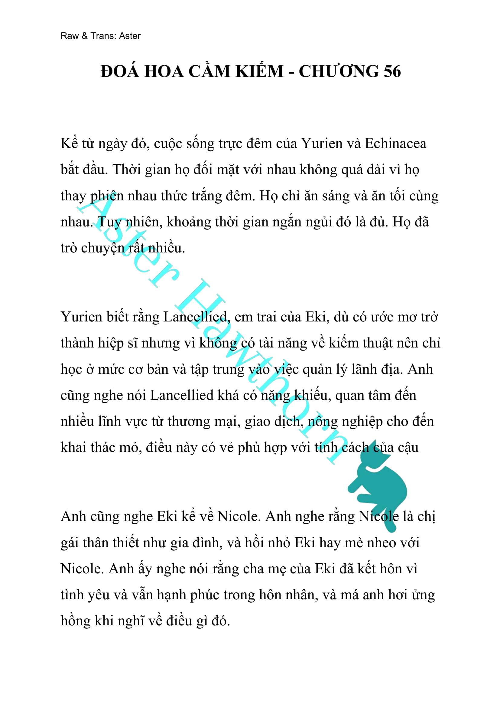 [NOVEL] Đóa Hoa Cầm Kiếm Chap 56 - Trang 2