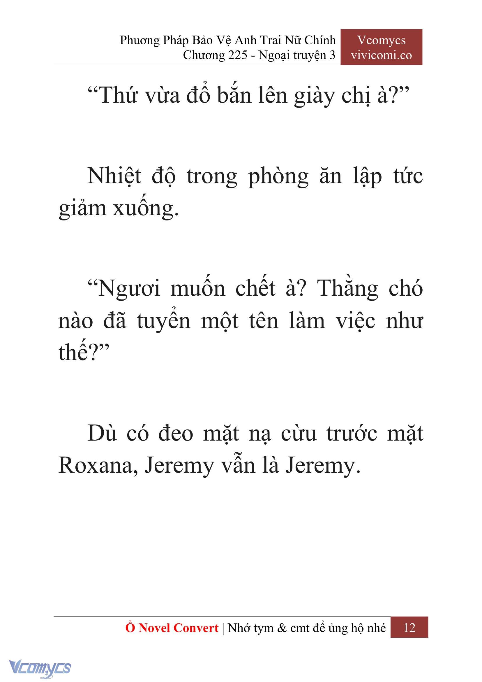 [Novel] Phương Pháp Bảo Vệ Anh Trai Nữ Chính Chap 225 - Trang 2