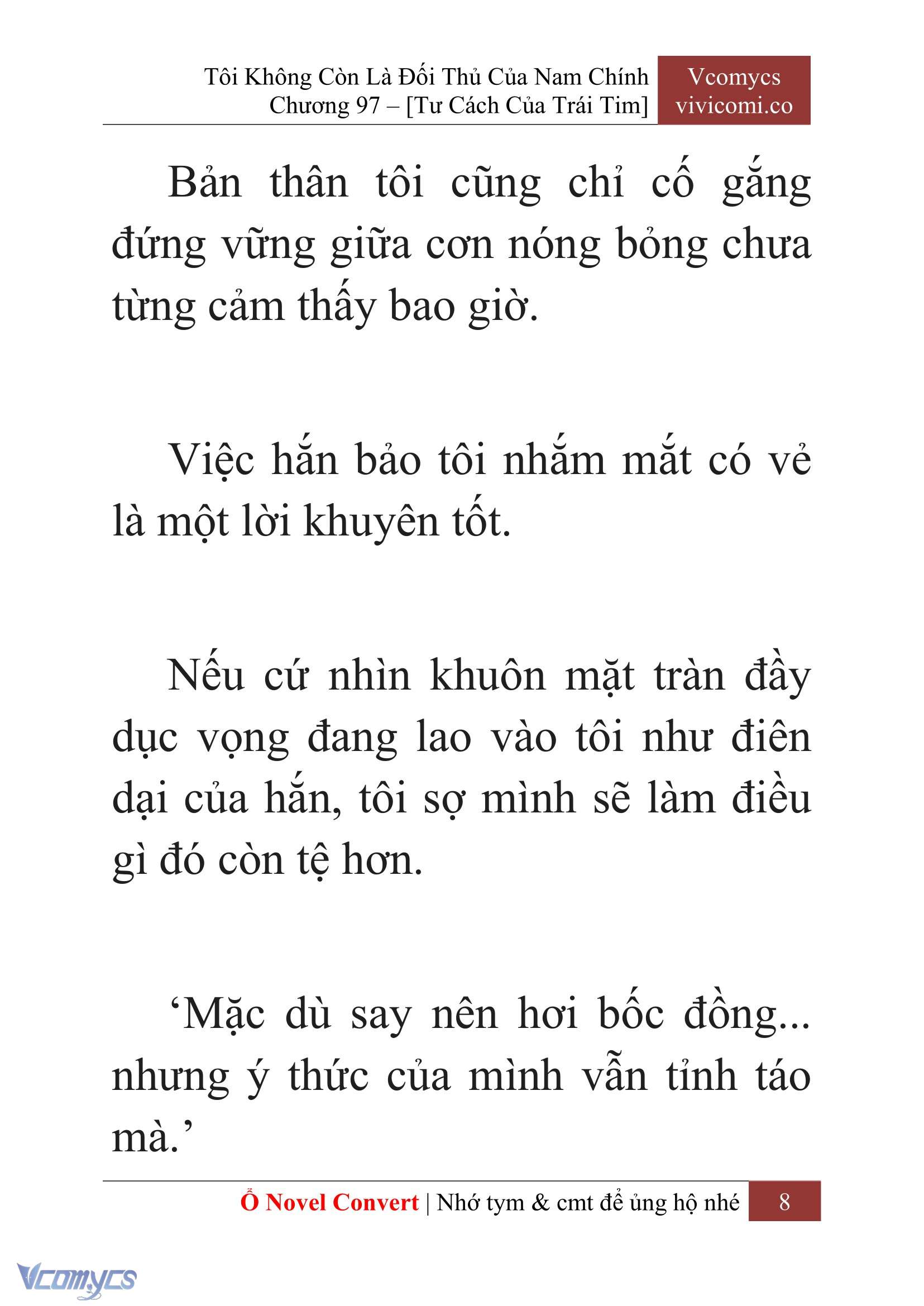 [Novel] Tôi Không Còn Là Đối Thủ Của Nam Chính Chap 97 - Trang 2
