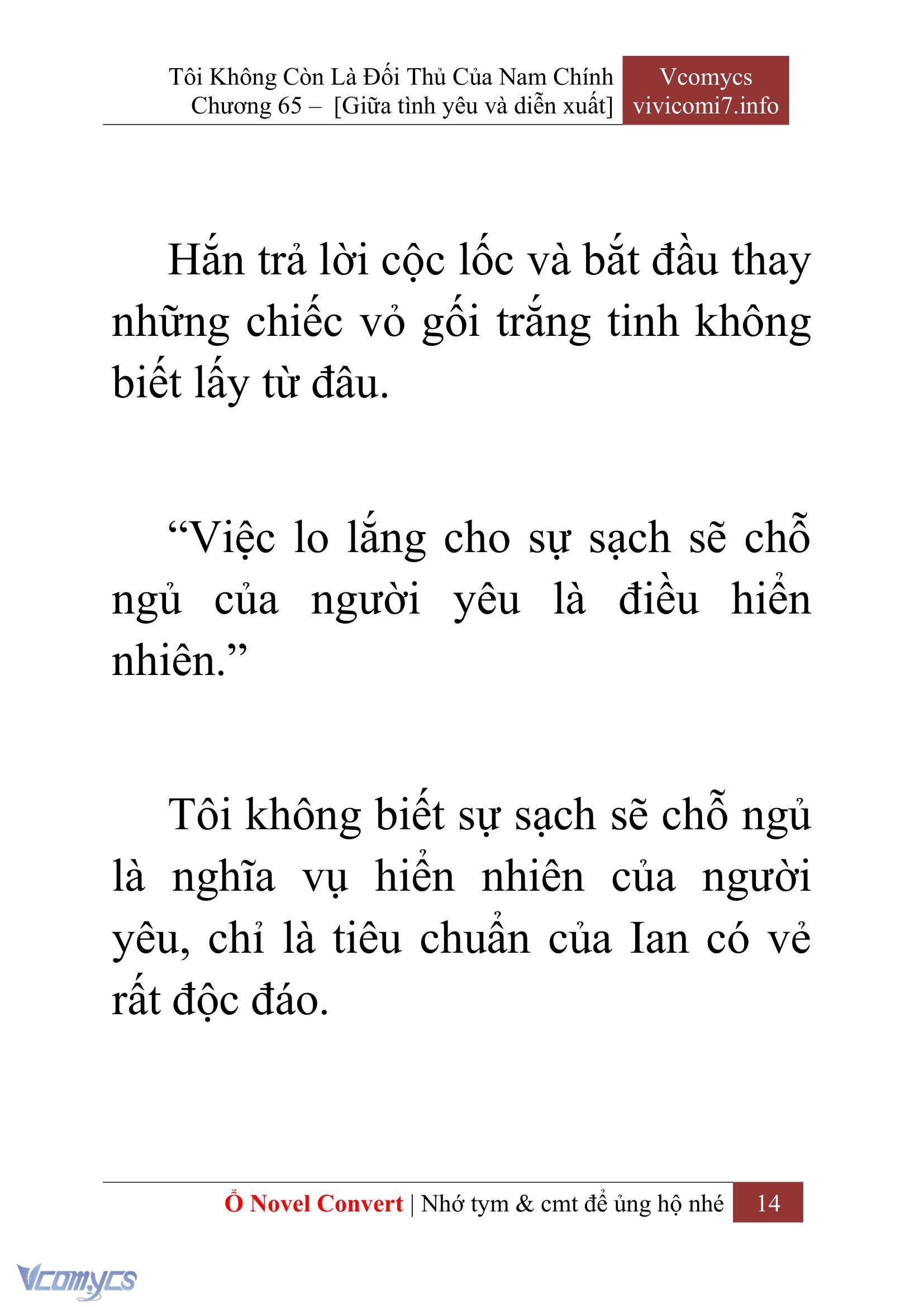 [Novel] Tôi Không Còn Là Đối Thủ Của Nam Chính Chap 65 - Trang 2