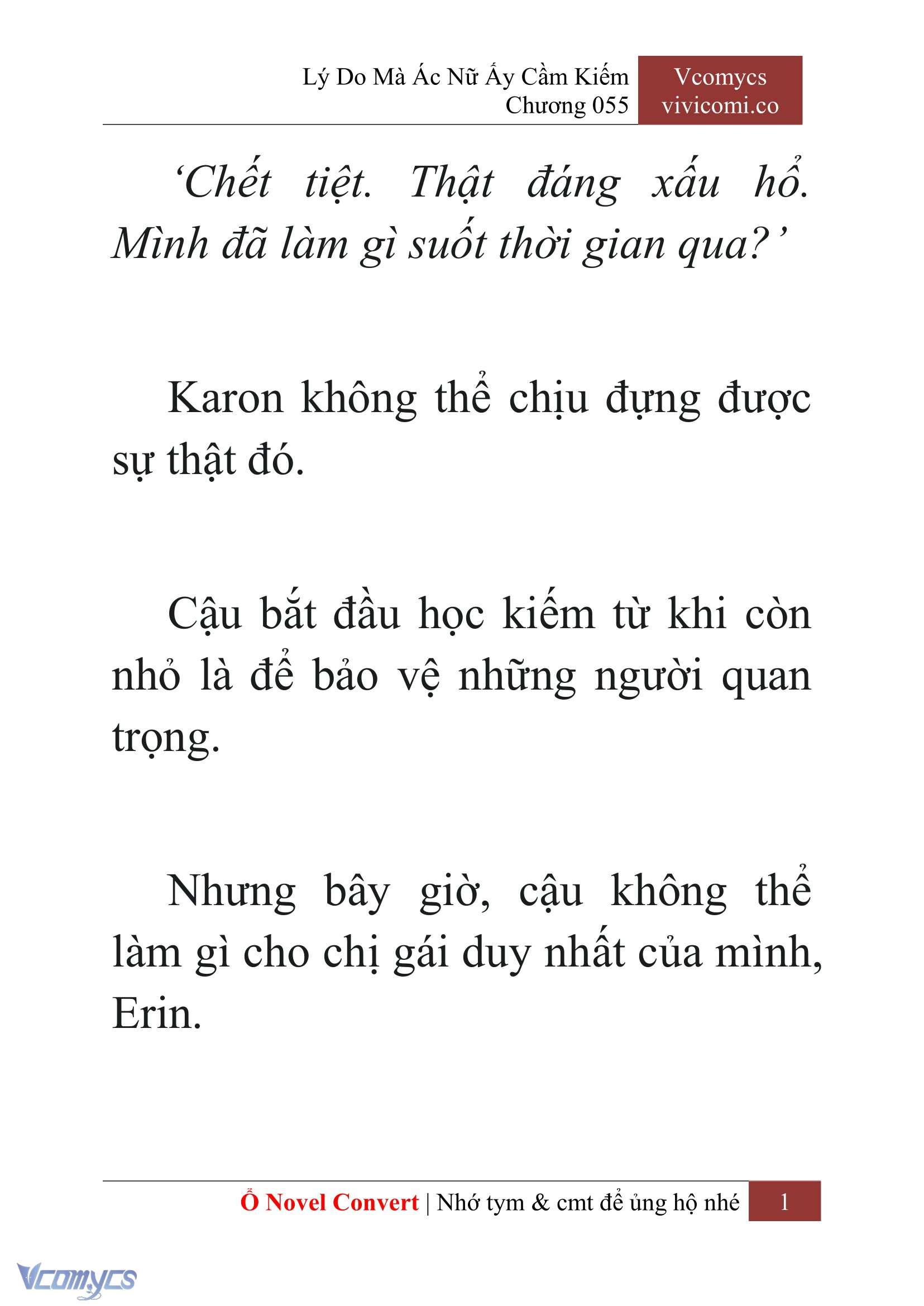 [Novel] Lý Do Mà Ác Nữ Ấy Cầm Kiếm Chap 55 - Trang 2